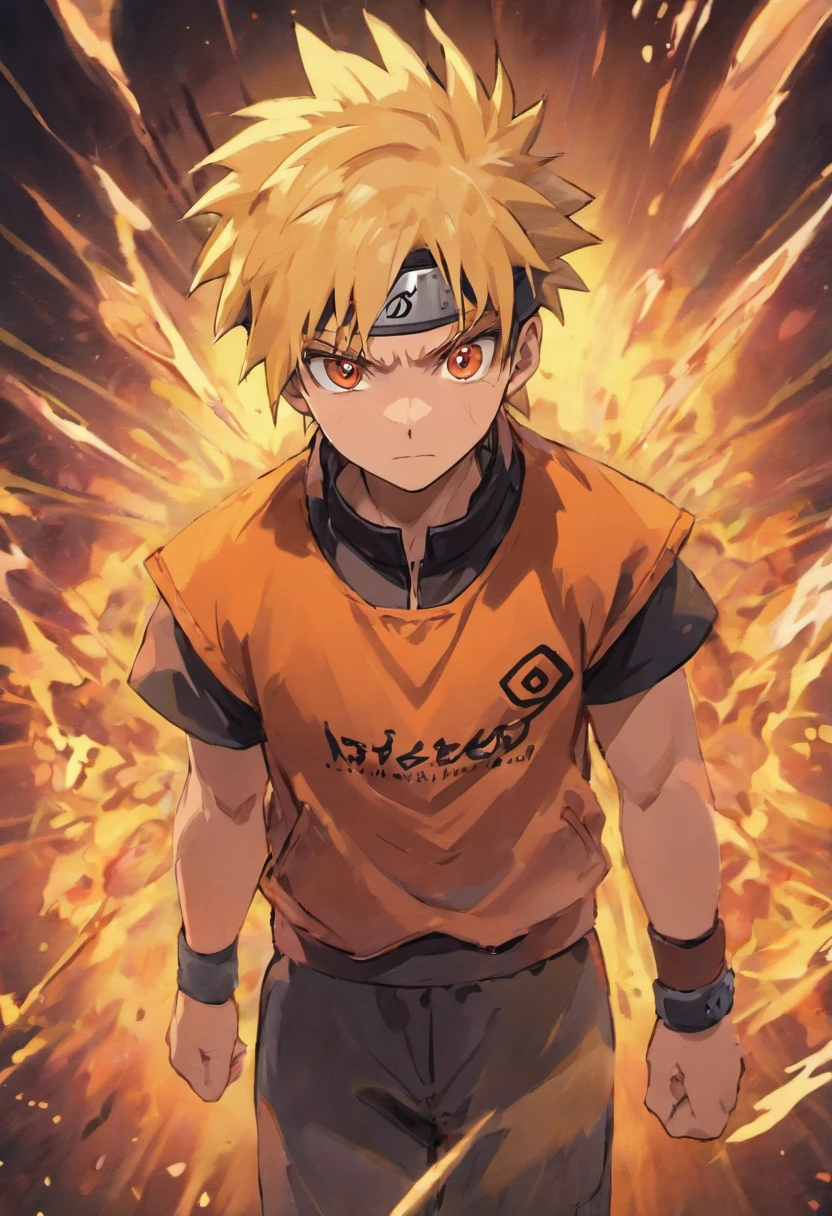 Naruto, brown skin, Wearing Atalnat braves gear