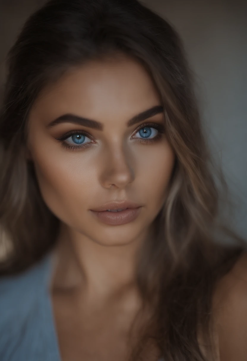 Mujer con camiseta con mangas y bragas a juego, Chica sexy con ojos azules, Retrato Sophie Mudd, Retrato de Corinna Kopf, cabello rubio y ojos grandes, selfie de una mujer joven, Eyes in the room, Violeta Myers, Maquillaje OHNE, Maquillaje natural, looks directly at camera, Cara con Artgram, dezentes Maquillaje, Gran foto de cuerpo entero, in the room, Fission.