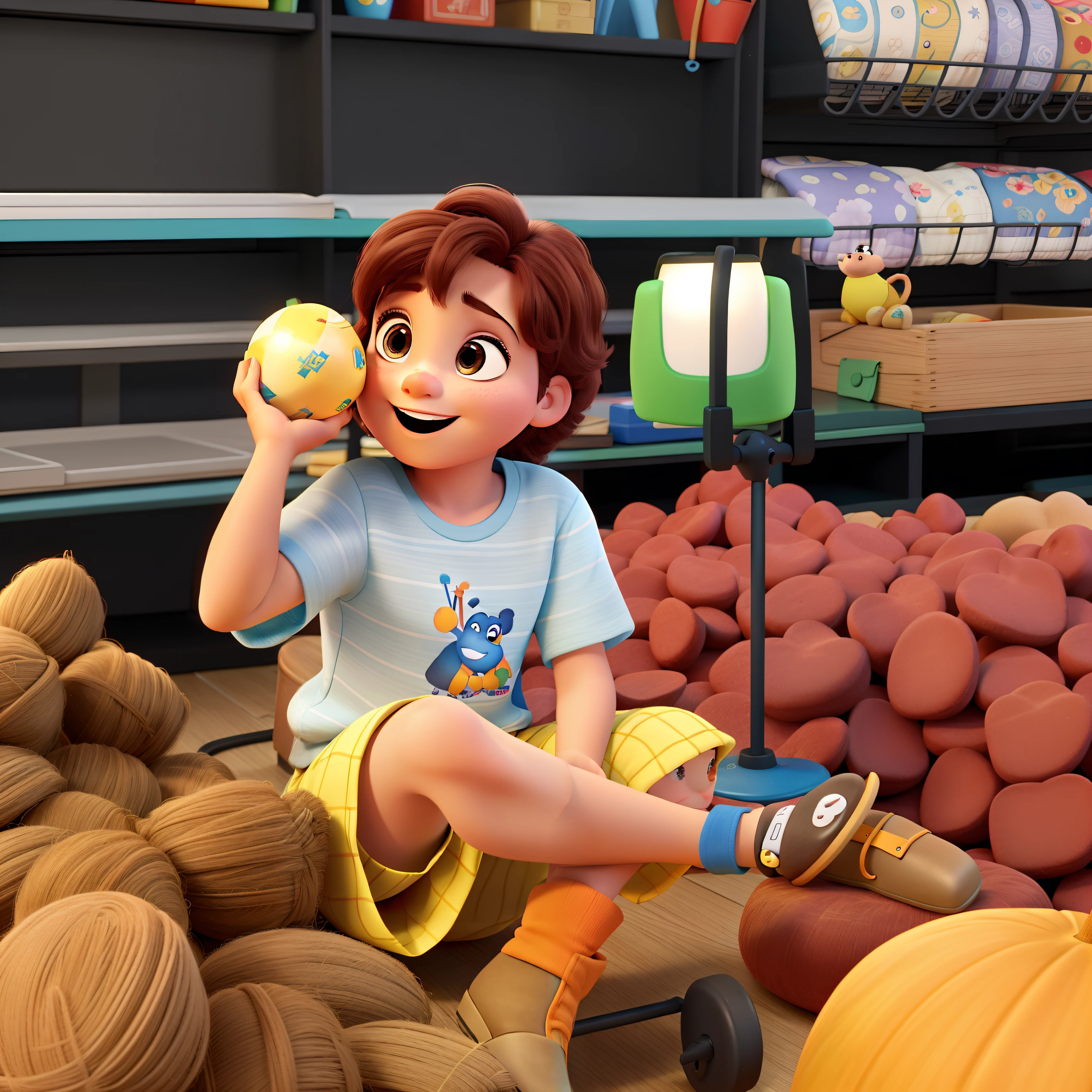 A Disney Pixar-style child, alta qualidade, melhor qualidade