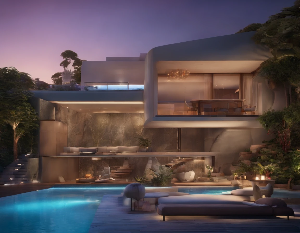 Um arquiteto de sonhos futurista, mas realista, inspired by Pixar animation, de perto. The character takes center stage with captivating facial expressions, oferecendo um toque de irrealidade.