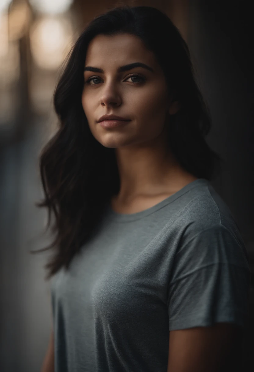 closeup portrait photo of beautiful 26 y.o woman, makeup, 8k uhd, high quality, dramatic, cinematic,a dark room with a wooden floor and a blue wall, dark studio background, dark room wall, black studio background color, plain studio background, dark backgroud, background dark, personal room background, iphone background, dark studio backdrop, dark background, studio background, plain background, dark hazy room, photo studio background, clear dark background, black studio background,