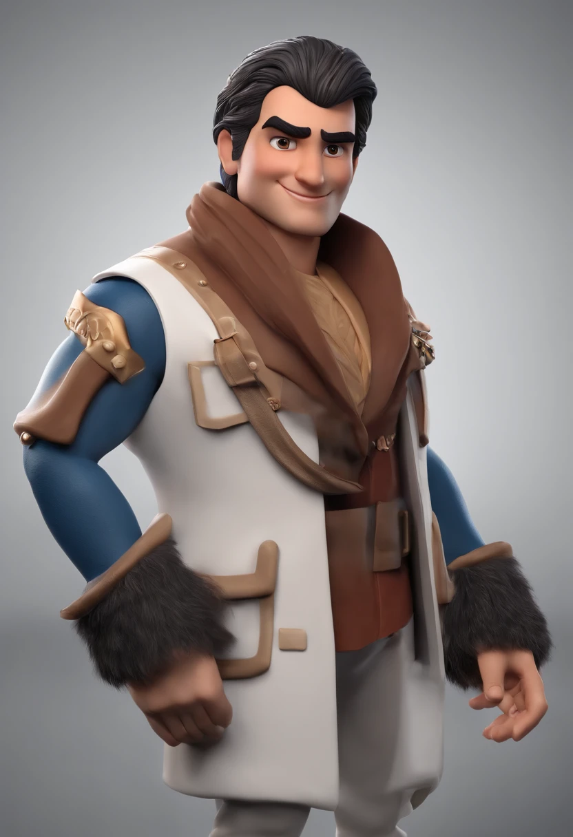 personagem dos desenhos animados de um homem branco com cabelo curto, grisalho e penteado do lado. Sobrancelha suave, e uma camisa azul, animation character, Caractere estilizado, animation style rendering, 3D estilizado, Arnold Maya render, 3 d render stylized, toon render keyshot, Personagem 3D, Personagem 3D, 3d rendering stylized, 3 d character render, personagem de desenho animado, Personagem de close up, Pose de personagem,  (Estilo Pixar) (master part:1.2) (Bokeh) (best quality) (pele detalhada) (textura detalhada) (8k) (argila) (Cinematic lighting) (foco nítido