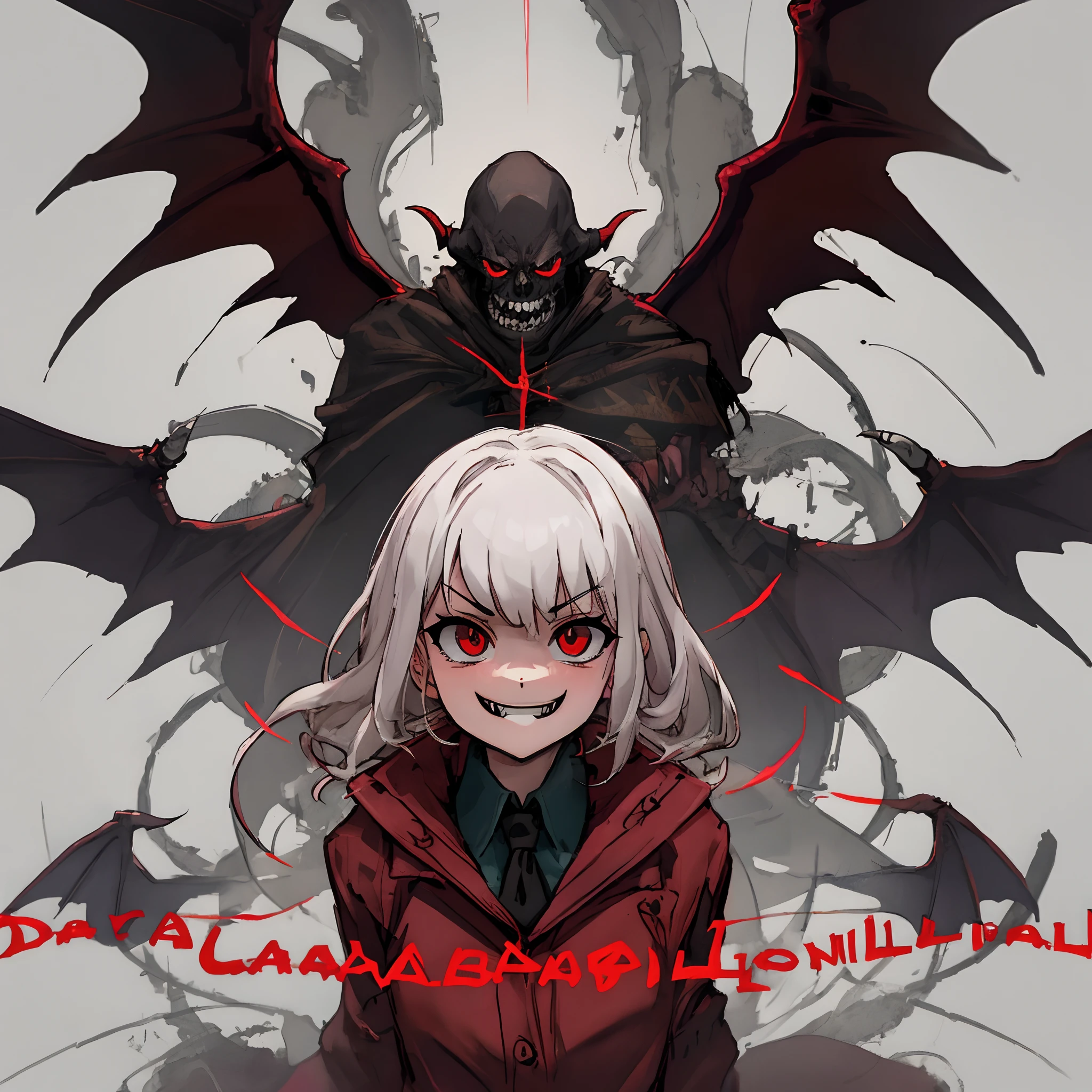 living flesh amalgam, multiple eyes, multiple mouths, teeth, fangs, hands