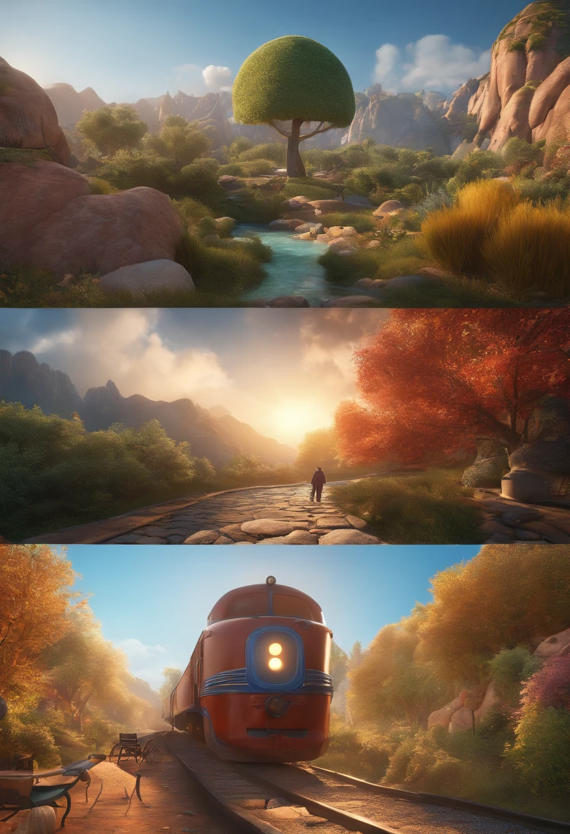 (best quality,4k,8k,highres,masterpiece:1.2),ultra-detailed,(realistic,photorealistic,photo-realistic:1.37),illustration,3D rendering, Pixar style, vibrant colors, soft lighting, detailed textures, whimsical characters, imaginative scenery, lively atmosphere, magical touch, playful compositions, dynamic poses, lively interaction, charming expressions, intricate details