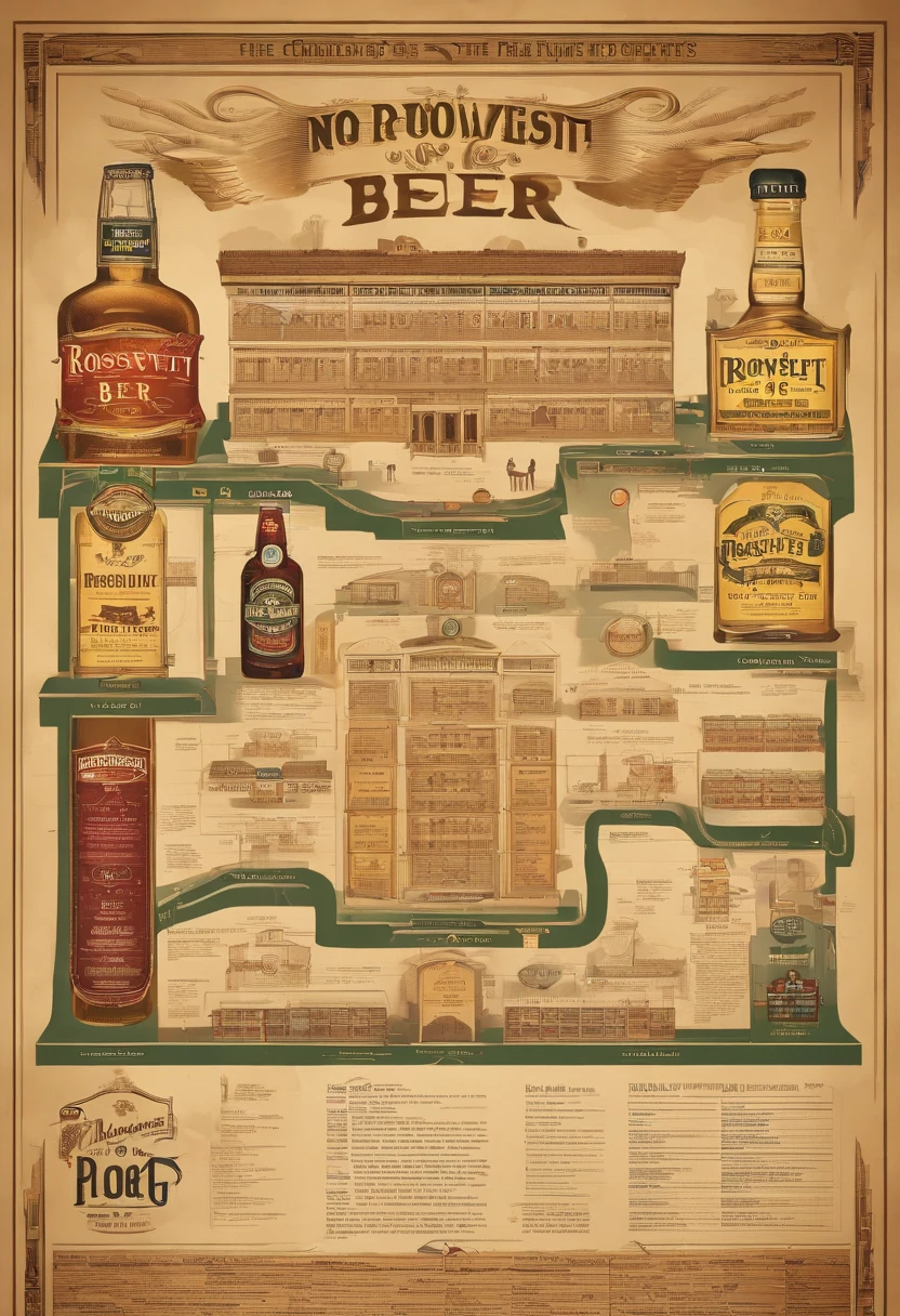 Create a floor map of Roosevelt's No. 6 beer,To be everyday life style