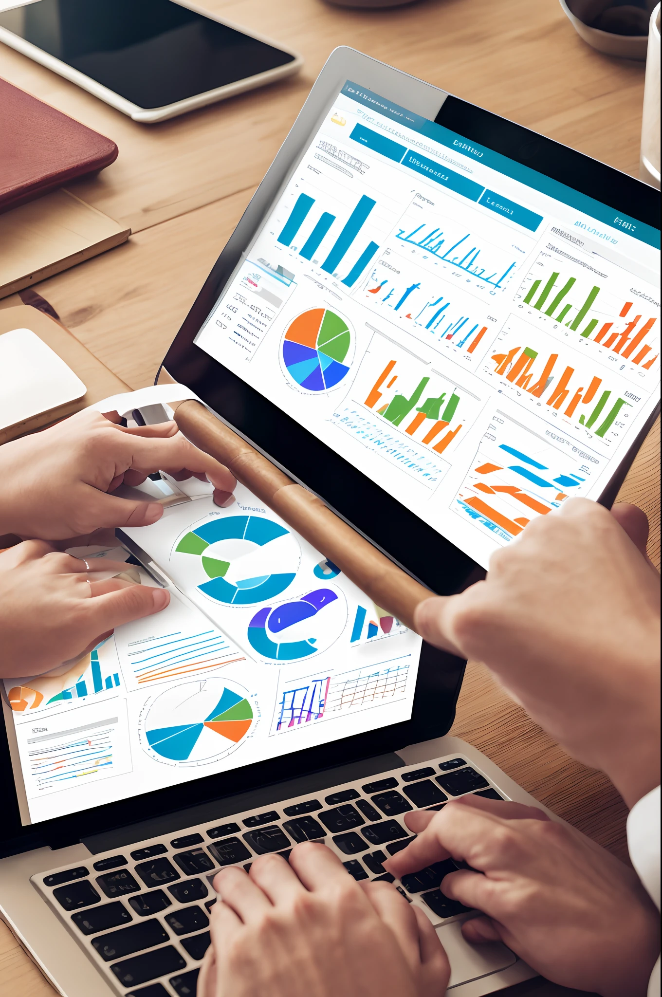 Describe the meaning behind the descriptive part of data analytics