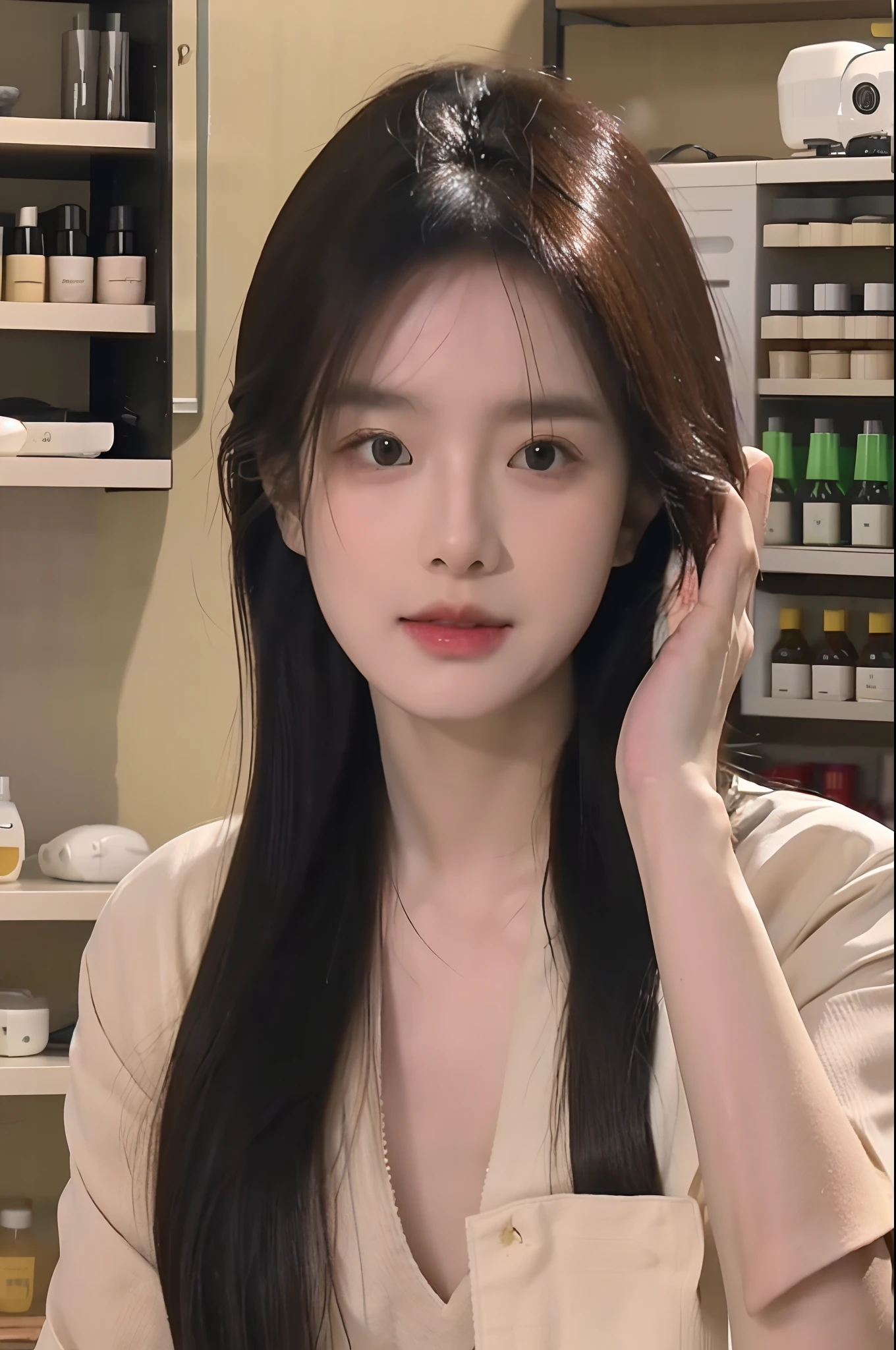 (Best quality,4K,8K,A high resolution,Masterpiece:1.2),Ultra-detailed,(Realistic,Photorealistic,photo-realistic:1.37),A close-up of a bottle of cleansing oil and a selection of flowers, Clean face and body skin, Skincare, skin care, Take a picture of your skincare brand, Product photography, professional product shot, products shot, products shot, product display photograph, professional product photo, products shot, Minimalist design, photo product, natural skin tones, Clean gloss, natural skin tones, miniature product photo