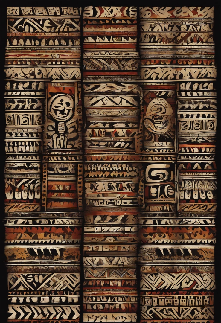 Traditional and modern graffiti design
