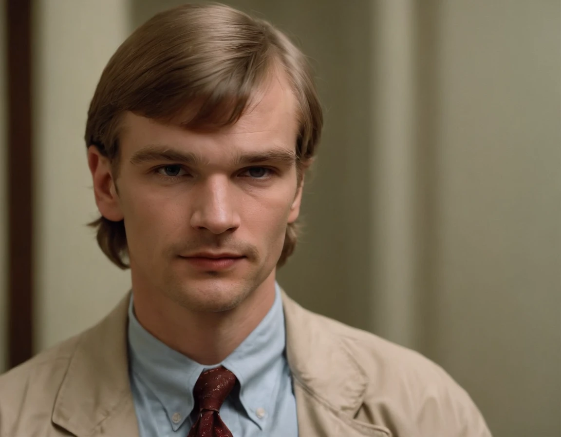 jeffrey dahmer en prisoon en habit de prison en entier