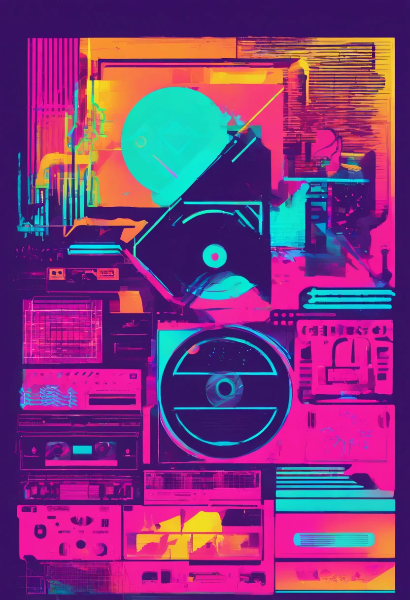 I need a logo designed The main focus should be on the channel name, "Vibey Beats." You can use a clean and bold yet slightly retro font style.

Color Scheme: Vaporwave color schemes often include pastel colors like soft pinks, purples, and blues, along with elements of neon or electric colors. A common combination is a soft pink or lavender paired with neon turquoise or electric blue. You can experiment with these colors for your text and background.

Icon: To keep it simple, you can add a subtle and abstract music element as an icon. Perhaps a minimalistic retro-style cassette tape, vinyl record, or a simple soundwave.

Style: To achieve a hip and slightly retro look, you can consider adding a subtle grid or geometric pattern in the background, which is a common design element in vaporwave aesthetics.