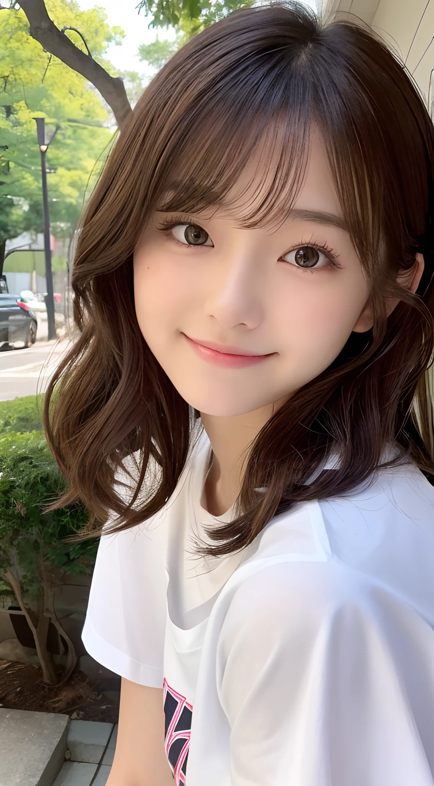masutepiece, Best Quality, Illustration, Ultra-detailed, finely detail, hight resolution, 8K Wallpaper, Perfect dynamic composition, Beautiful detailed eyes, doress,Medium Hair, mid-chest, Natural Color Lip, Random and sexy poses,shy smile 17 years old,Nogizaka46 Idol,hposing Gravure Idol
