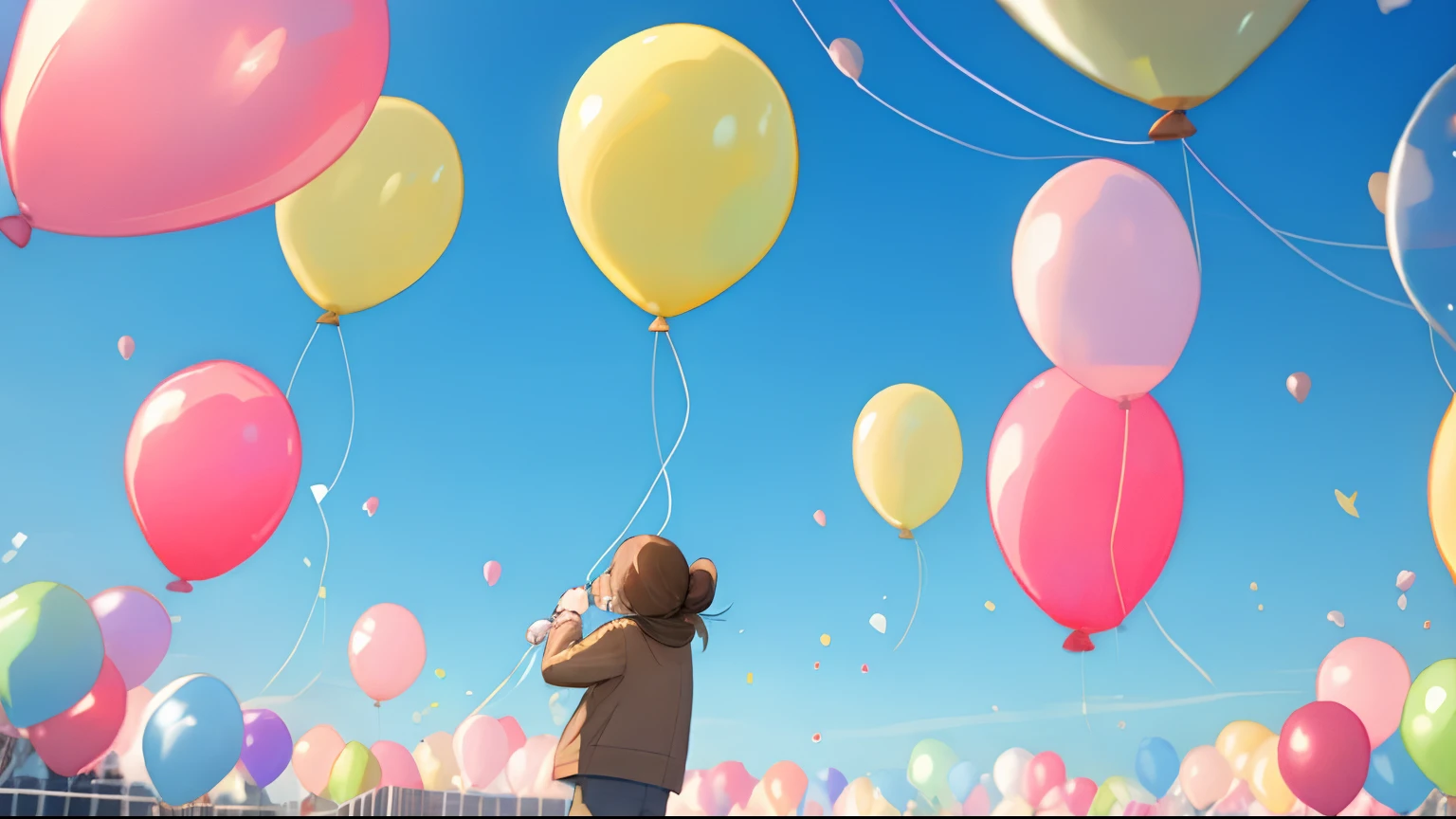 Eau、Balloons in the sky