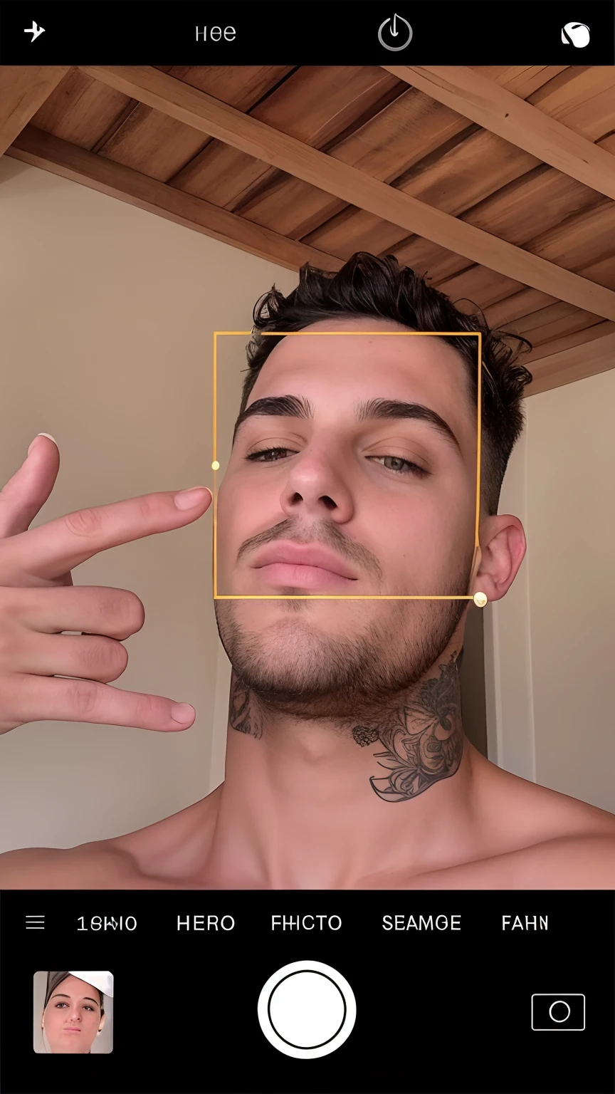 Man with a camera and a camera lens on his face, rosto detalhado real, Golden Ratio Face, rosto detalhado preciso, highly accurate facial features, cara de hud, face anatomicamente precisa, homem com linhas finas no rosto, tiro de rosto centralizado, facial precision, rosto muito detalhado, detailed unblurred face, rosto realisticamente proporcionado, rosto perfeito hiperdetalhado