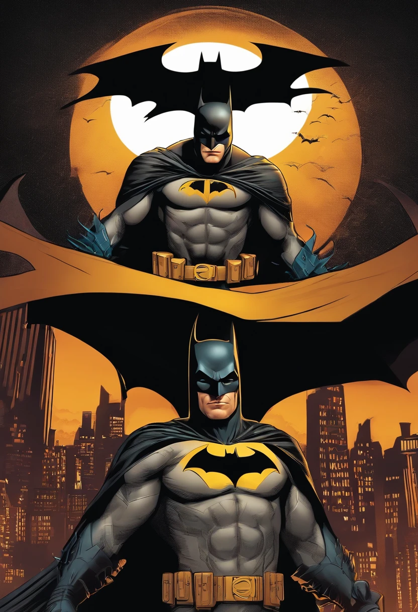 batman estilo renascentista, ultrarrealista