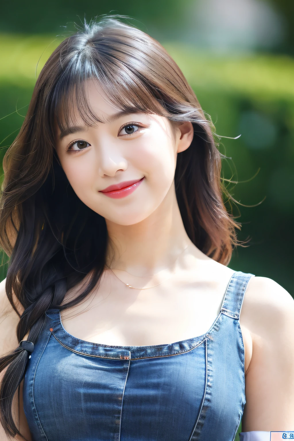 T-shirt and denim shorts、beautiful girl、beautifulディテールまでこだわった目、 venue、Highest quality, 超High resolution, (reality: 1.2), Cinema Lighting、(Japanese Girls)、 beautiful、beautiful肌、(Looking at the audience)、(Surreal)、(High resolution)、(8K)、(Very detailed)、(beautifulディテール)、(Very detailed)、 (wallpaper)、Detailed face、Bright lighting、Professional Lighting、smile、Highest quality、 masterpiece、超High resolution、(reality的:1.3)、RAW Photos、1 Girl、Black Hair、Glowing Skin、((Ultra-reality的 Details))、Portraiture、Global Illumination、Shadow、Octane Rendering、Ultra Sharp、Metal、Cool colors、、Very intricate detail、reality的 Light、smile