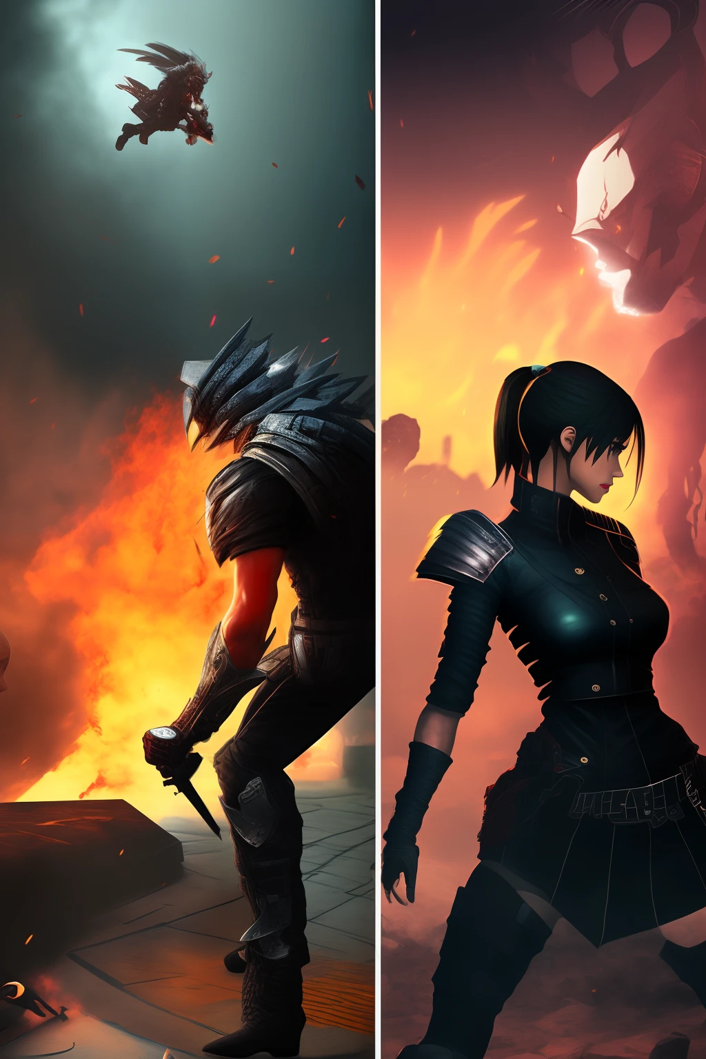 Nemesis vs Jill valentine