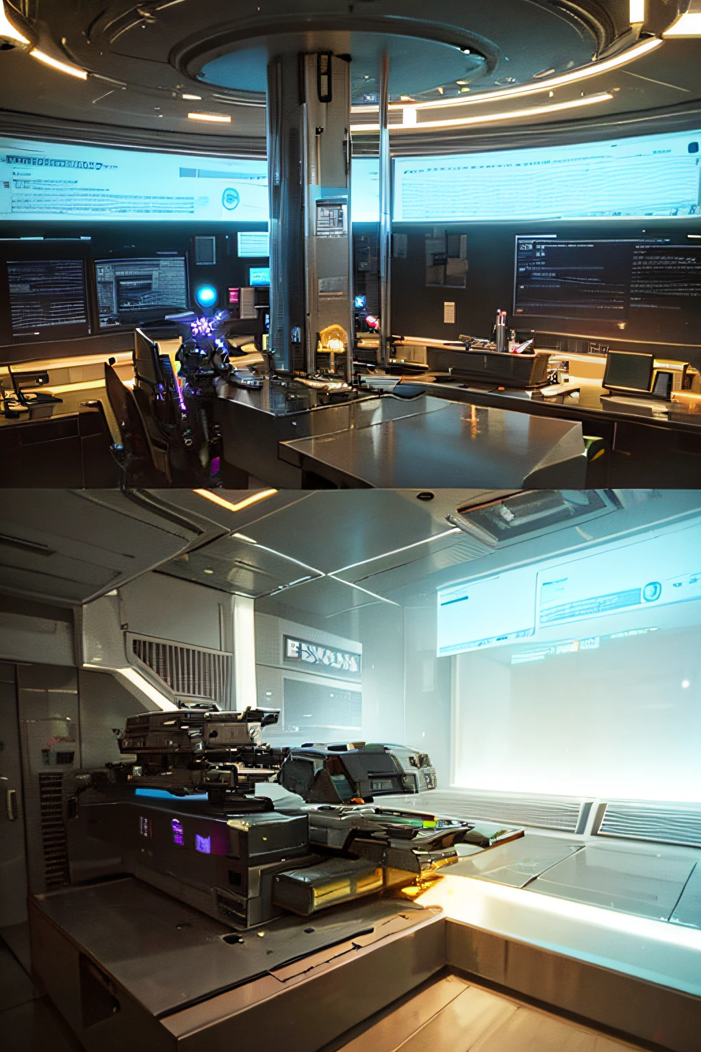 cyber punk perssonage,sci-fy,Scientists,Mechanical devices on display,Environment-oriented,Large machines,Time and space machine