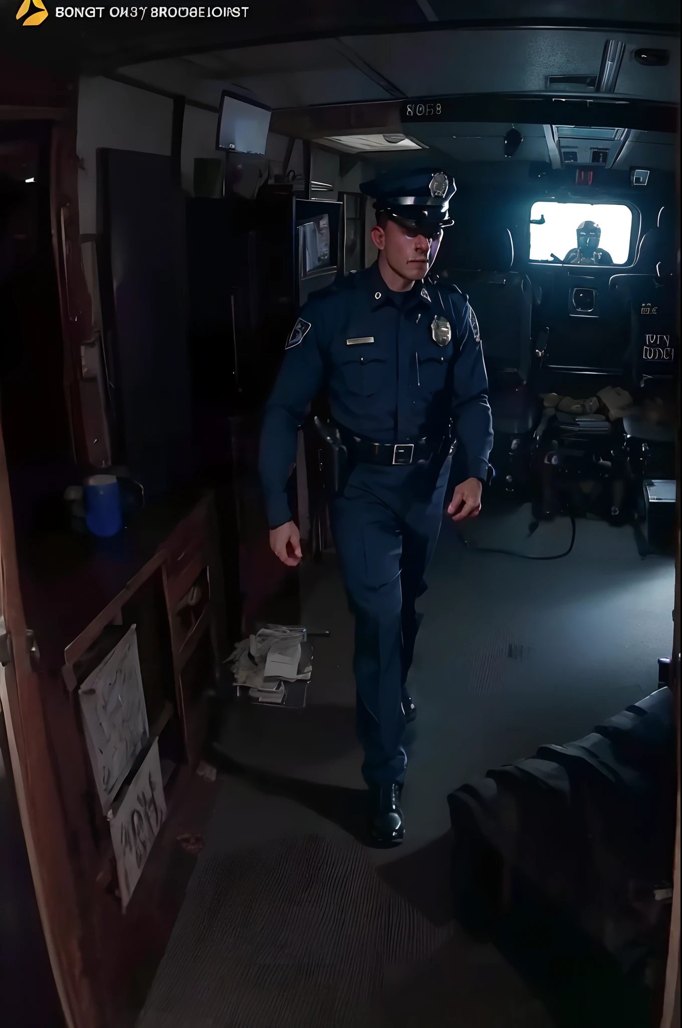 Cursed Bodycam footage of 1cop being possessed by a ghost.