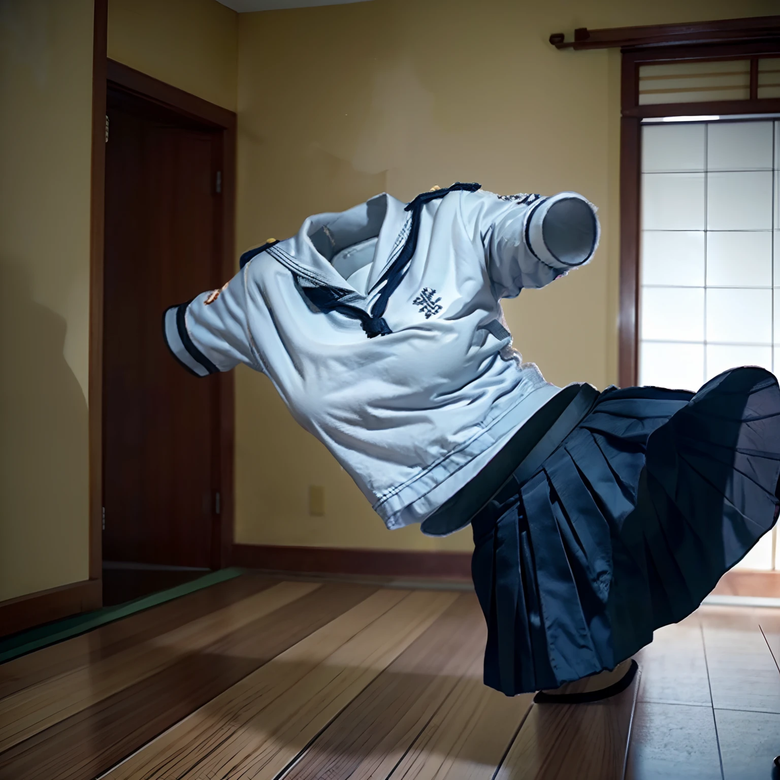 (japanese sailor school uniform, sailor fuku, serafuku, japanese school sailor suit, darkblue pleated skirt:1.27), ((invisible, no humans:1.5, headless:1.5, handless, legless:1.5)), cute big breasts, (close-up to breast), in closet,
(8k, RAW photo, best quality, masterpiece:1.2), (realistic, photo-realistic:1.37),photon mapping, radiosity, ((Hasselblad photography)), physically-based rendering,