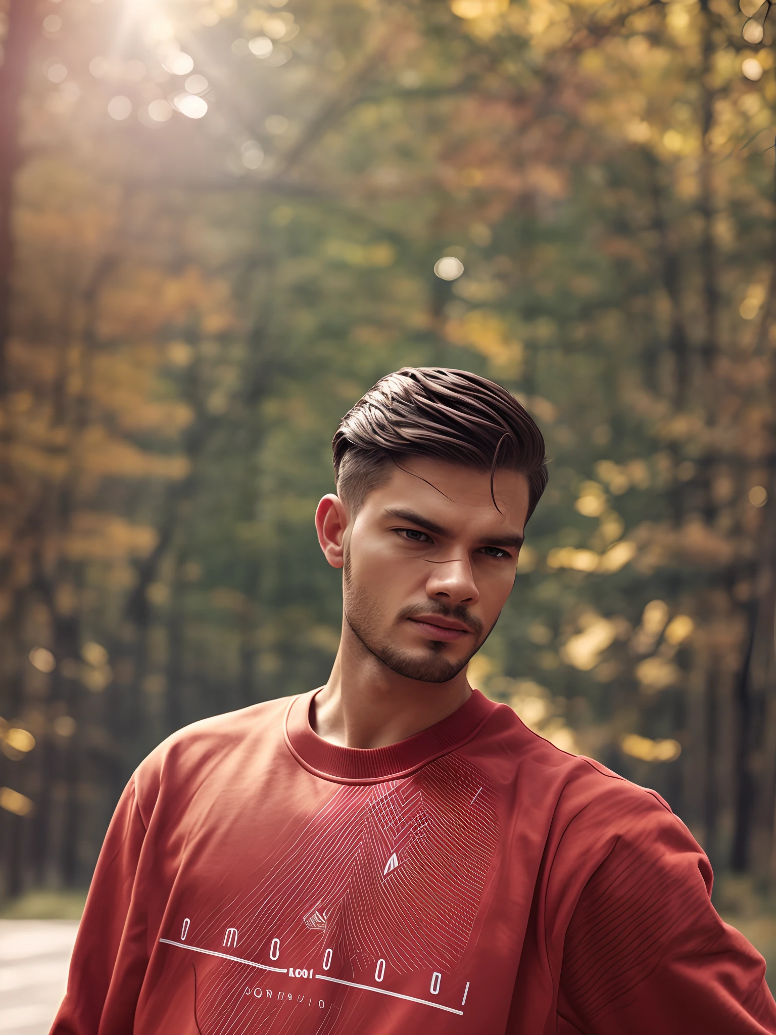 Realistic Graphic design in sweatshirt