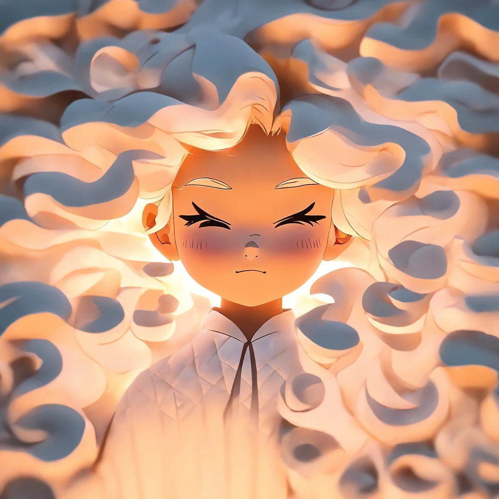 (White background:1.4),(Silhouette of a girl's head, Eyes closed, Long white hair，There are clay around her, Oriental elements)，(Chinese illustration:1.3，paper art:1.3, Quilted paper art:1.2),( reasonable design, Clear lines, High sharpness,Best quality, Very detailed, Masterpiece, movie light effect, 4K )