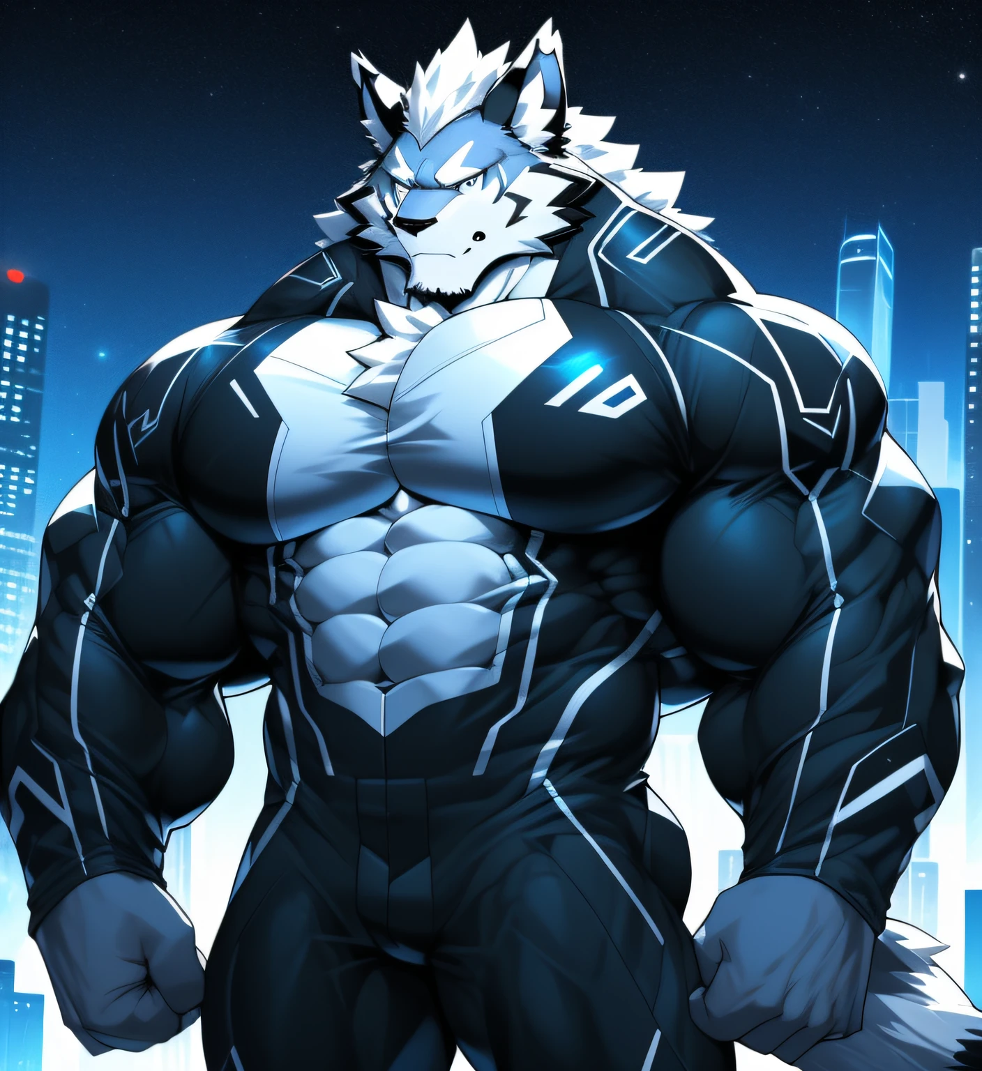 freddy,
wolf, muscular werewolf,
The claws are sharp, Sharp teeth,
(masterpiece, best quality, detailed:1.2) detailed full body, 8K,
muscular! Commission for High Res, unusually developed muscular body, body full of huge muscles. pectorales enormes. Exaggeratedly huge muscles.
Detailed head, Detailed Body,full body, Detailed abs, wearing crNanosuit, strong and imposing, Exaggeratedly huge muscles.
crNanosuit, black visor,