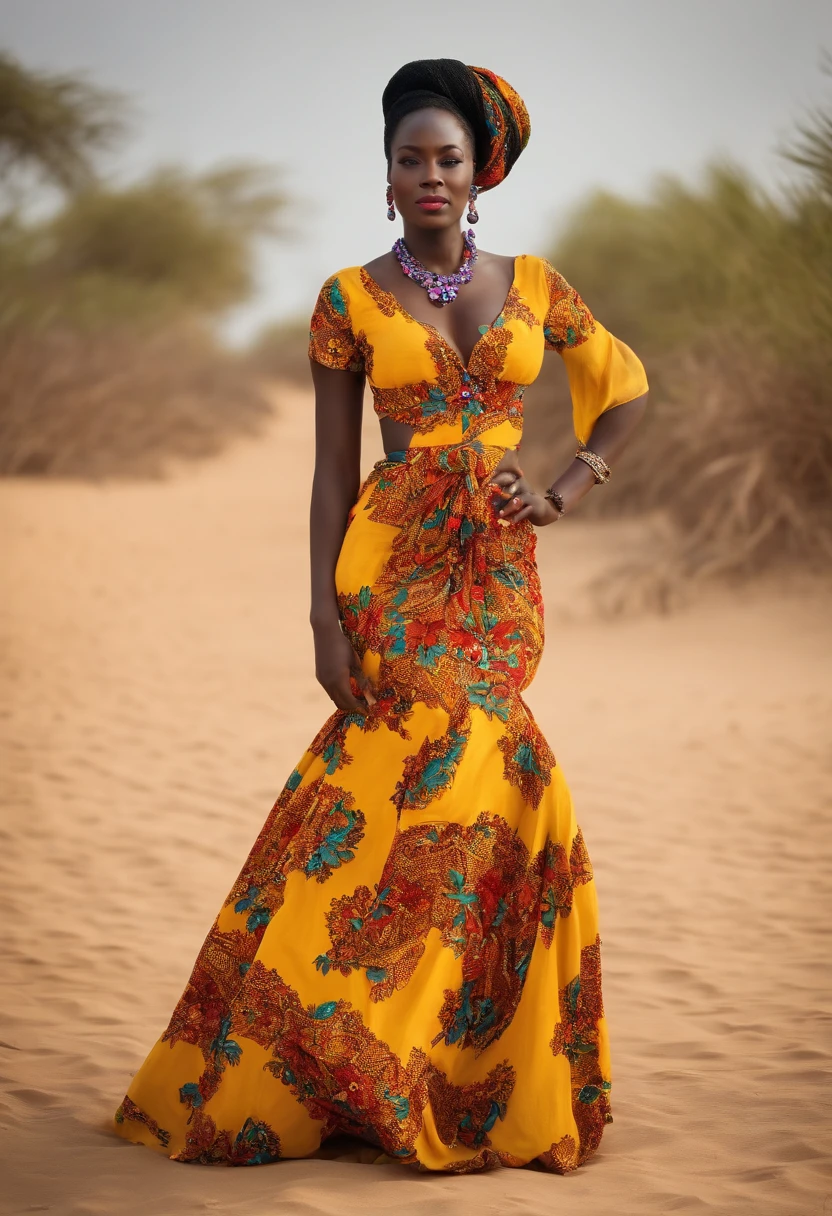 Beautiful Senegalese Presenter Slim Waist