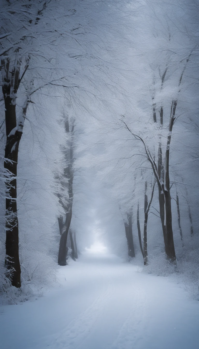 The whole world is covered by pure white snow, as if it is a fairy tale world dressed in silver. The branches are adorned with translucent ice crystals, shimmering with enchanting light under the sunlight. Snowflakes gently fall, like angel feathers, softly covering the earth. This scene is like a carefully painted picture, making people involuntarily intoxicated. The distant mountains are also covered with snow, resembling snow sculptures, giving a sense of tranquility and mystery. In such a scene, I feel as if I am in a fairy tale world, experiencing the magic and beauty of nature.