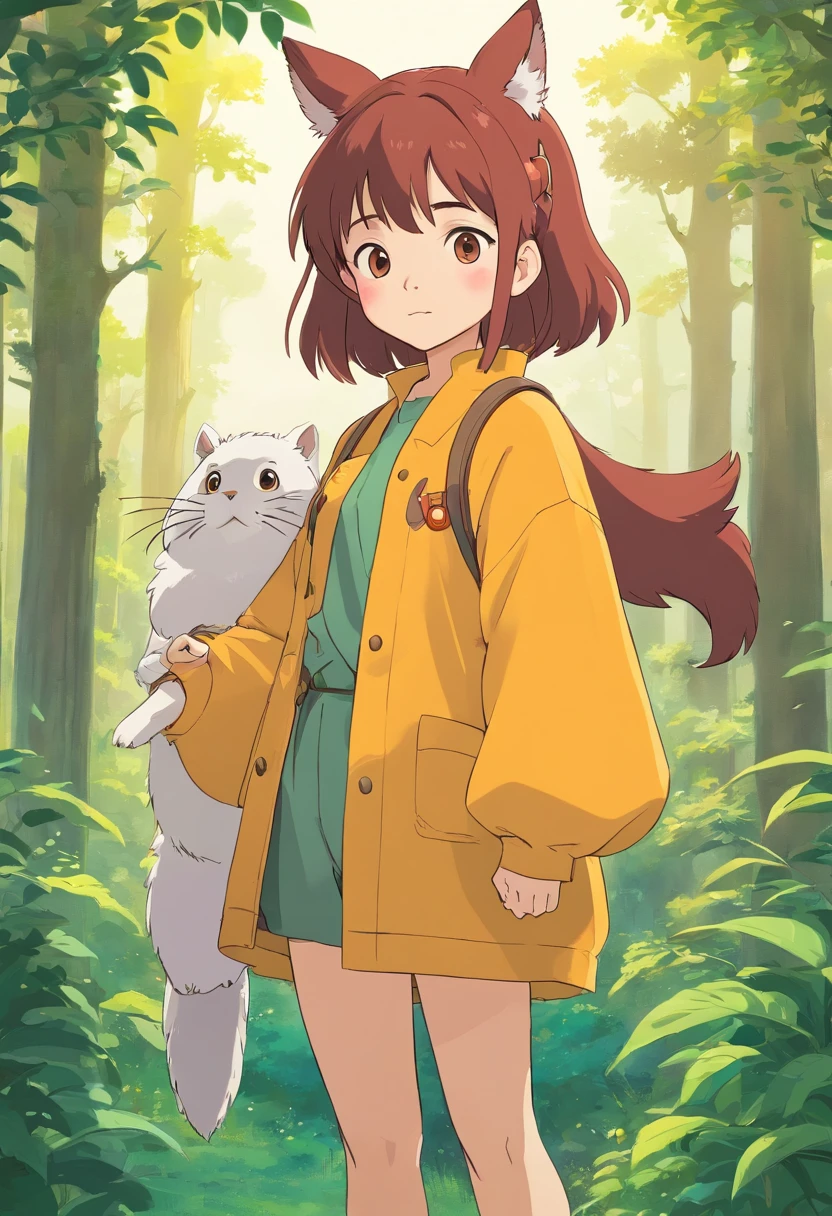 cute animal series, studio ghibli, minimalism, character design, exquisite details,character sheet Artist: Roffzen