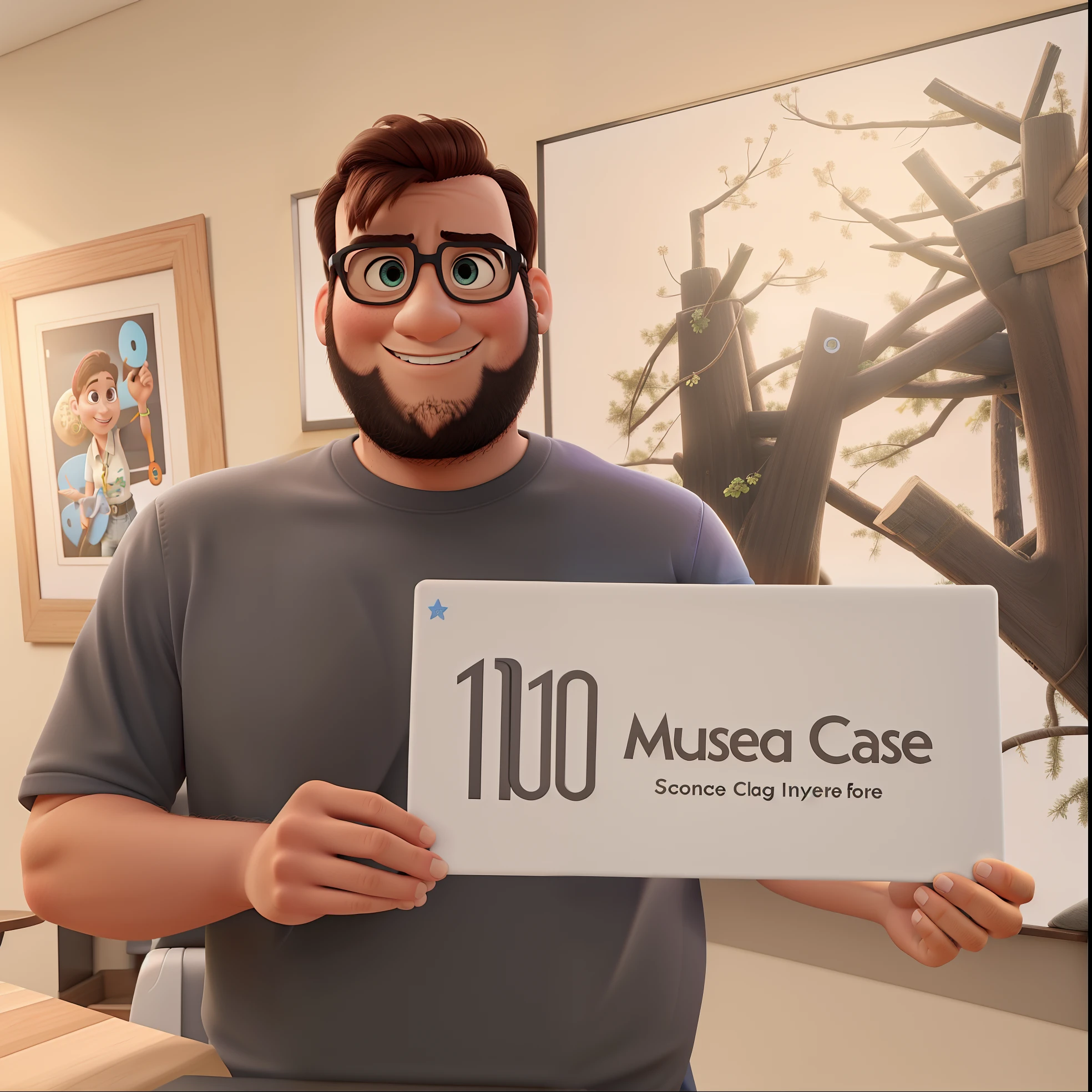 Estilo Pixar, alta qualidade