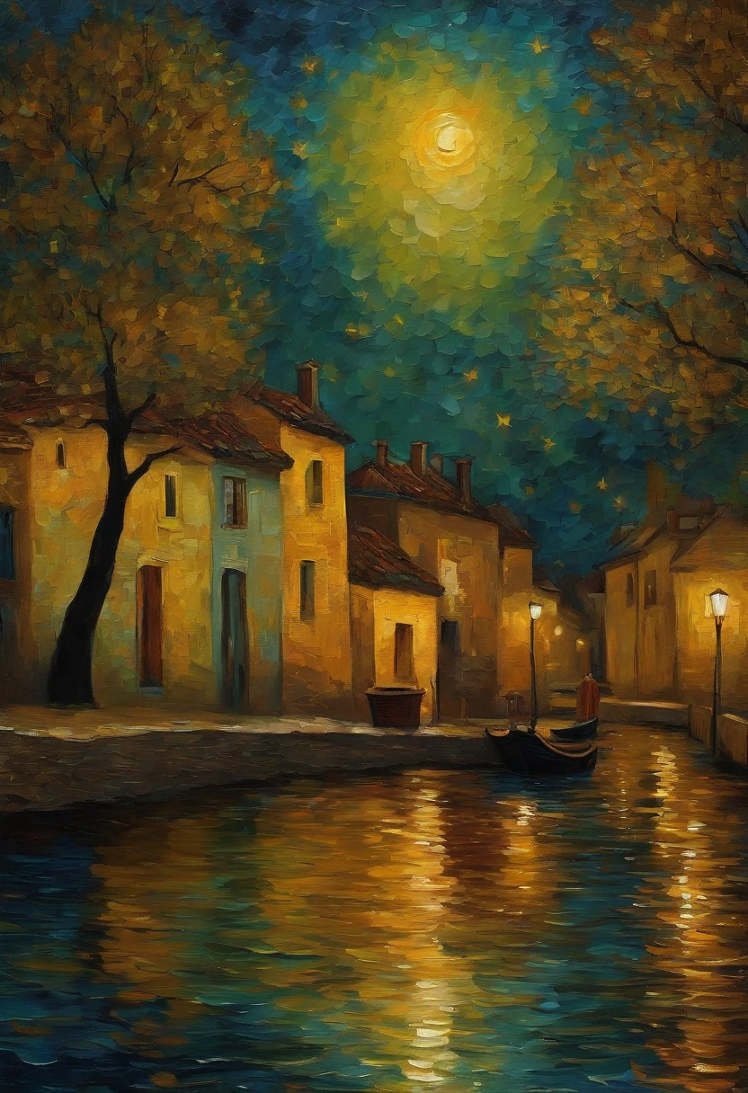 Make a version of van gogh girrasois with good quality, estilo noite estrelada de van gogh