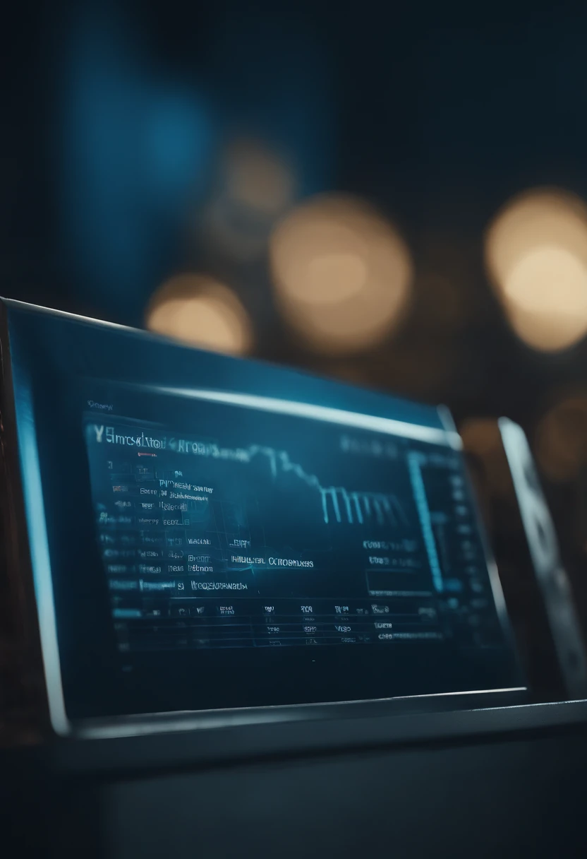 No characters,Technology elements,Technology and notes merge,blue colors,Board background