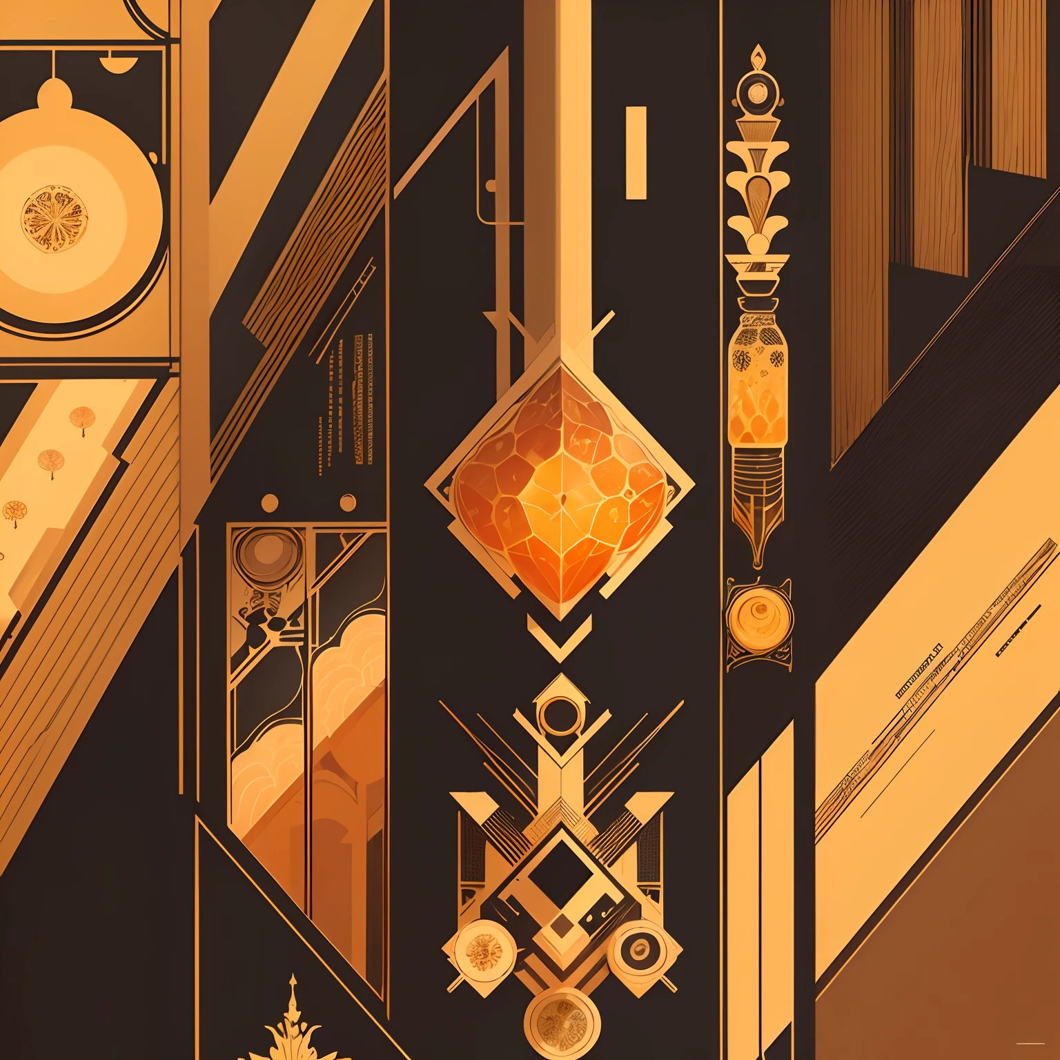 ,extreme detailed details,(Bauhaus style,highest details,Illustration style poster，Honey element, Fruit elements，Illustrations in a linear style，