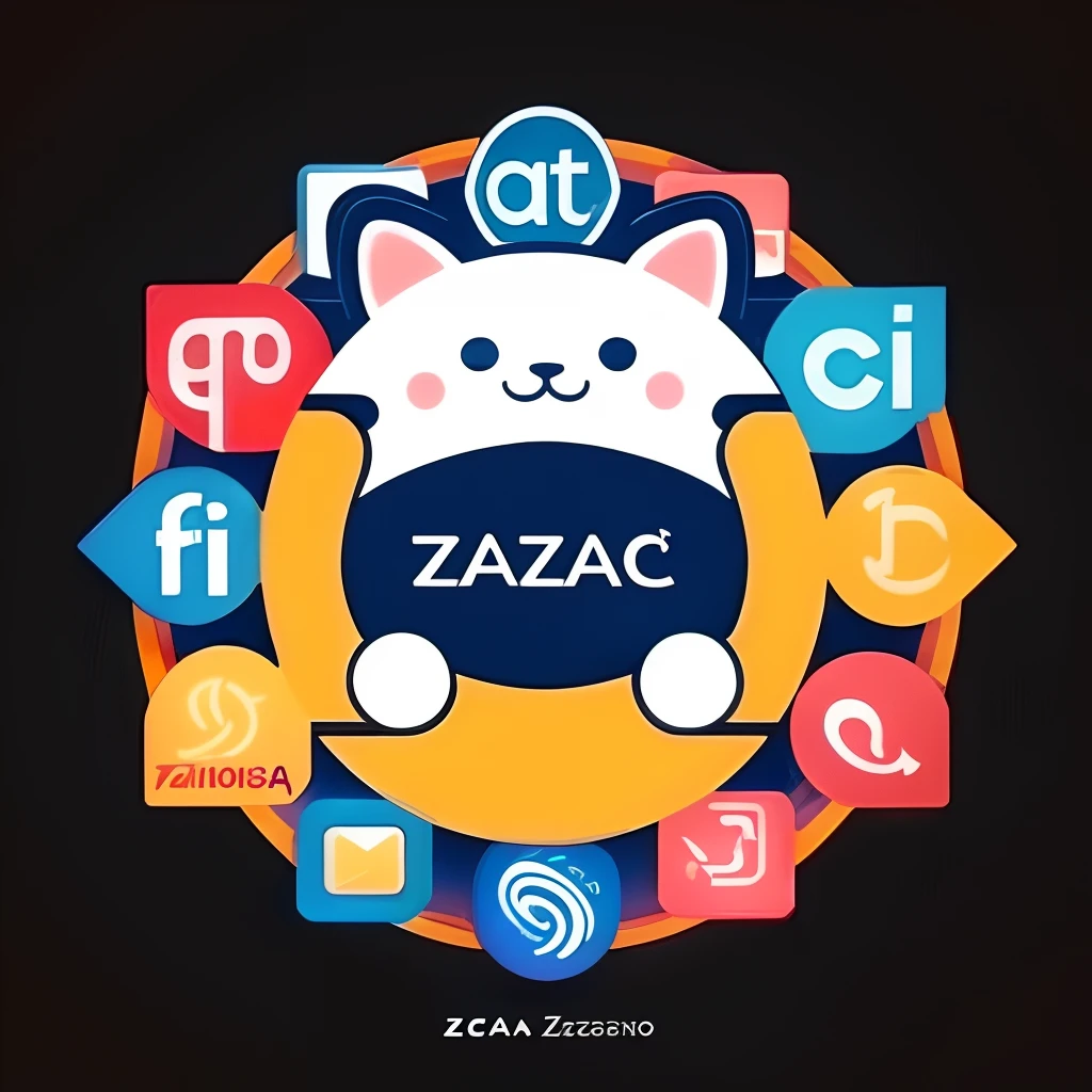 Creata an interesting catchy logo for a social media channel called Zodiac its content is generating things using Ai