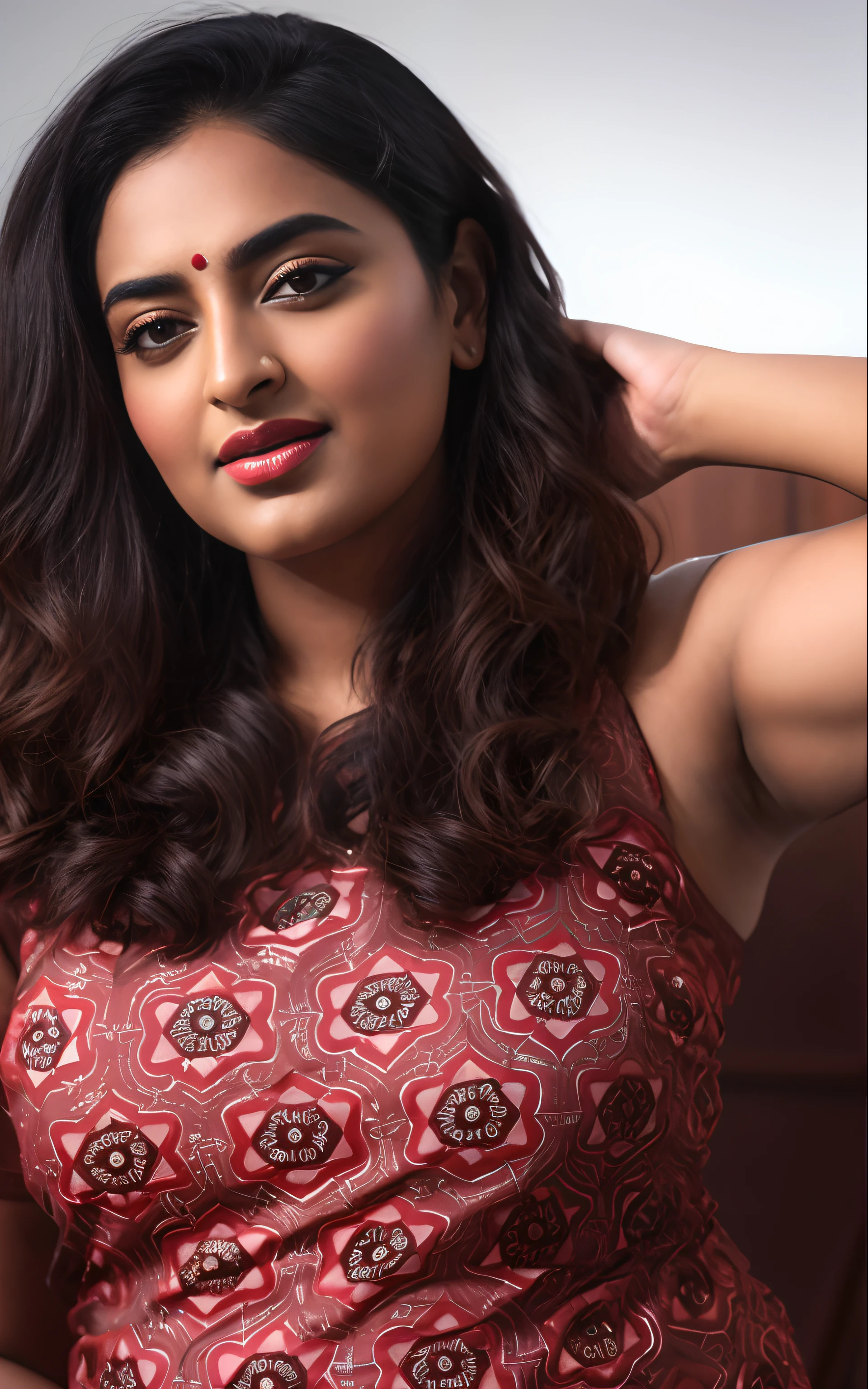Foto RAW, photorealistic, photography, full body shot, master shot, Wearing a Stanapatta, a chest-band.Saree model, model Photography, Indian saree shoot, Indian traditional wear advertising photography, traditional wear brand shoot, face of Indian actress Sonakshi Sinha, masterpiece, realistic, realism, photorealism, high contrast, photorealistic Artstation 8k HD digital art trend of high definition and detailed realistic skin texture, ultra detail, realistic skin texture, armature, best quality, ultra high definition, (photorealistic:1.4),, high resolution, detail, raw photo, Re sharp, by Lee Jefferies Nikon D850 Film Stock Photo 4 Kodak Portra 400 Camera F1.6 Lens Rich Color Ultra Real Realistic Realistic Textures Dramatic Lighting Unreal Engine Trending at Art Station Cinestill 800,(pele altamente detalhada: 1.2), 8k UHD, DSLR, soft-lighting, alta qualidade, grain of film, Fujifilm XT3,she didn't require or likes a blouse,