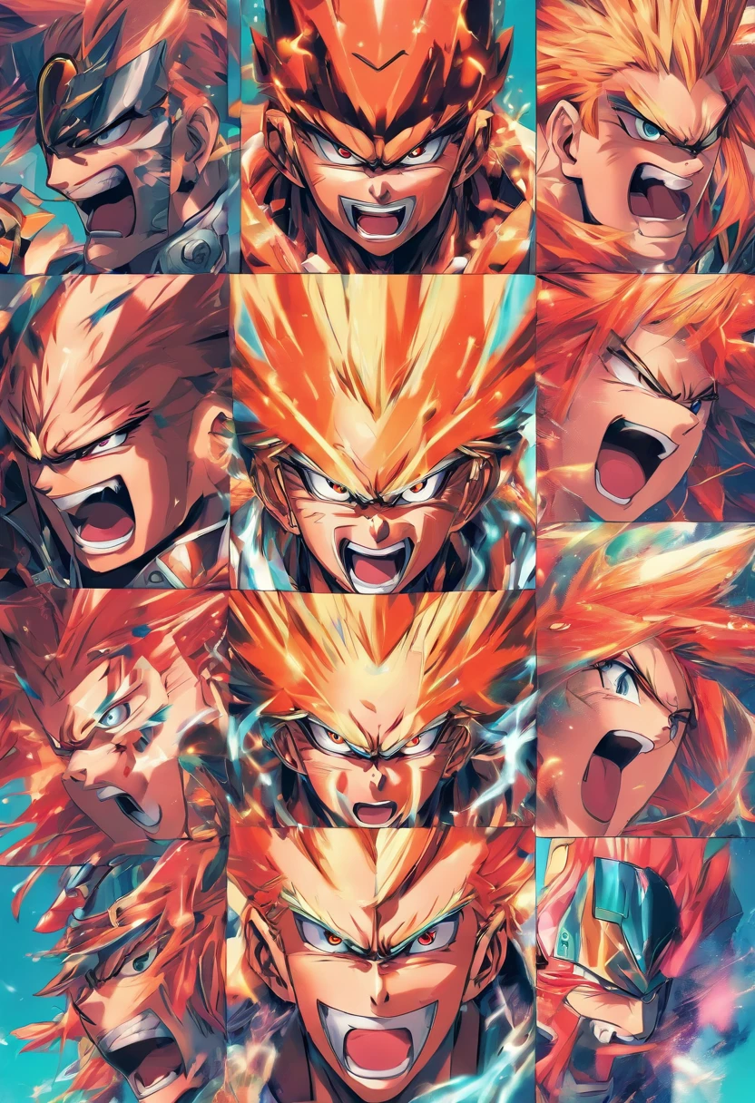 different angles, character sheet, illustration, expressions, comic drawing, line art,