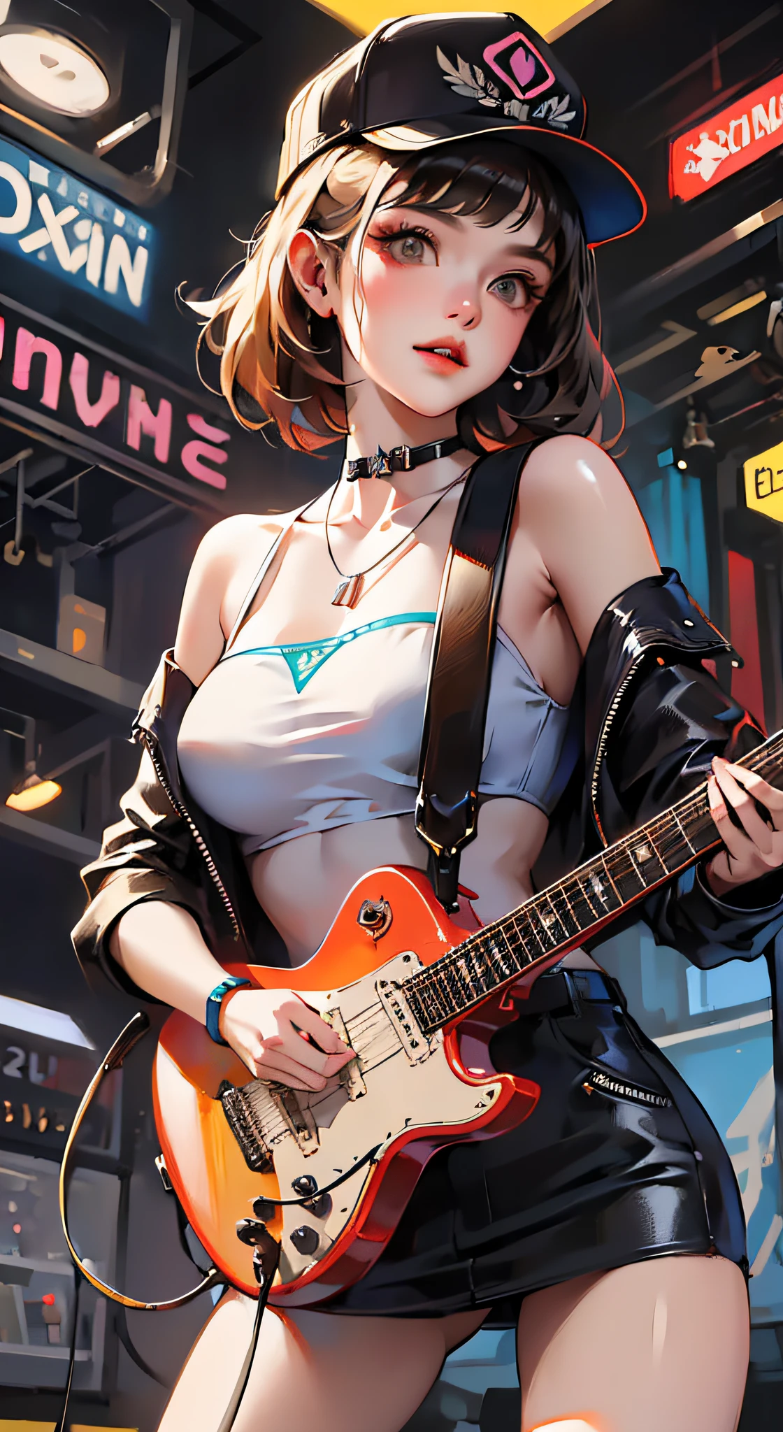 The idol Kim Haram of the k-pop group Billlie in the universe of the last of us