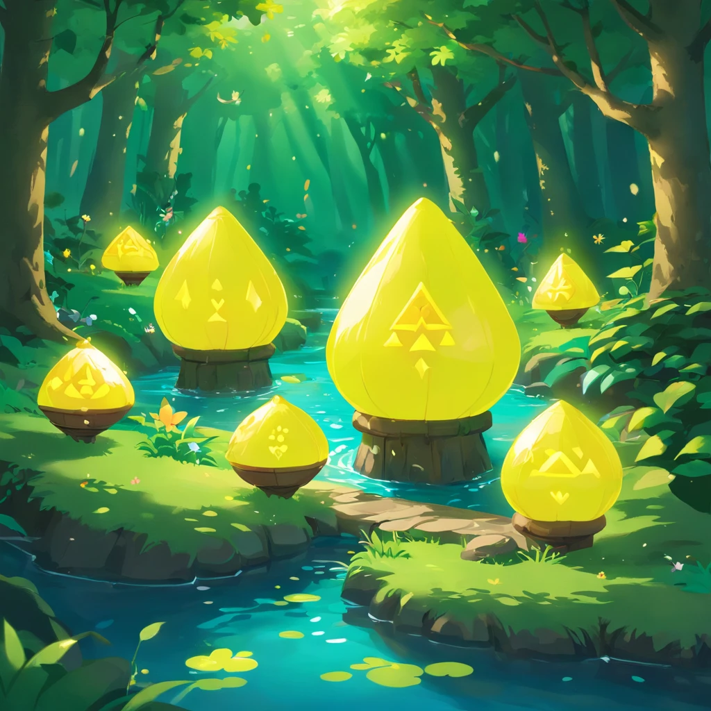 Fluorescent buoys,45 degree angle