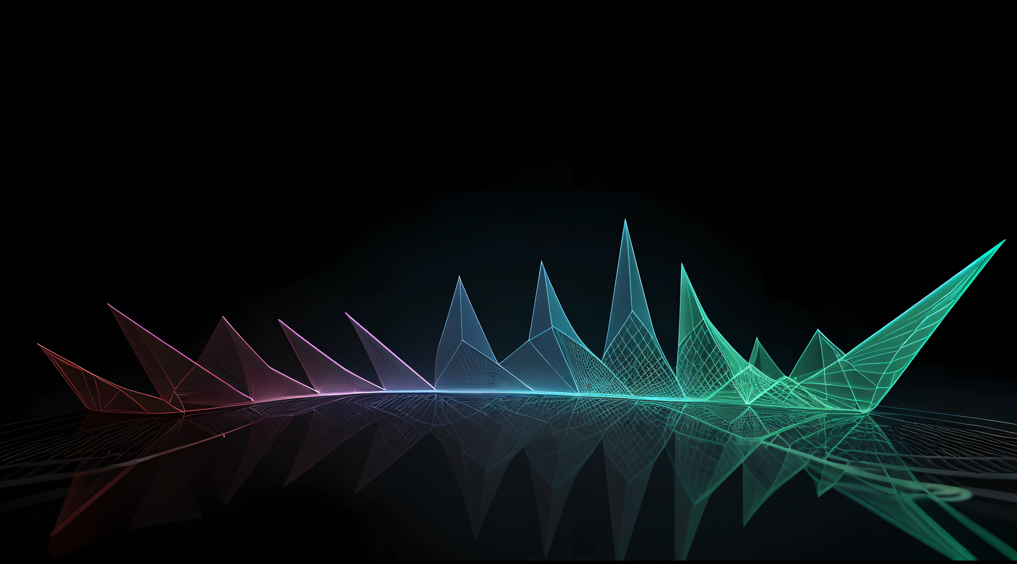 Engaging 3D visualization featuring stunning graphs、glinting