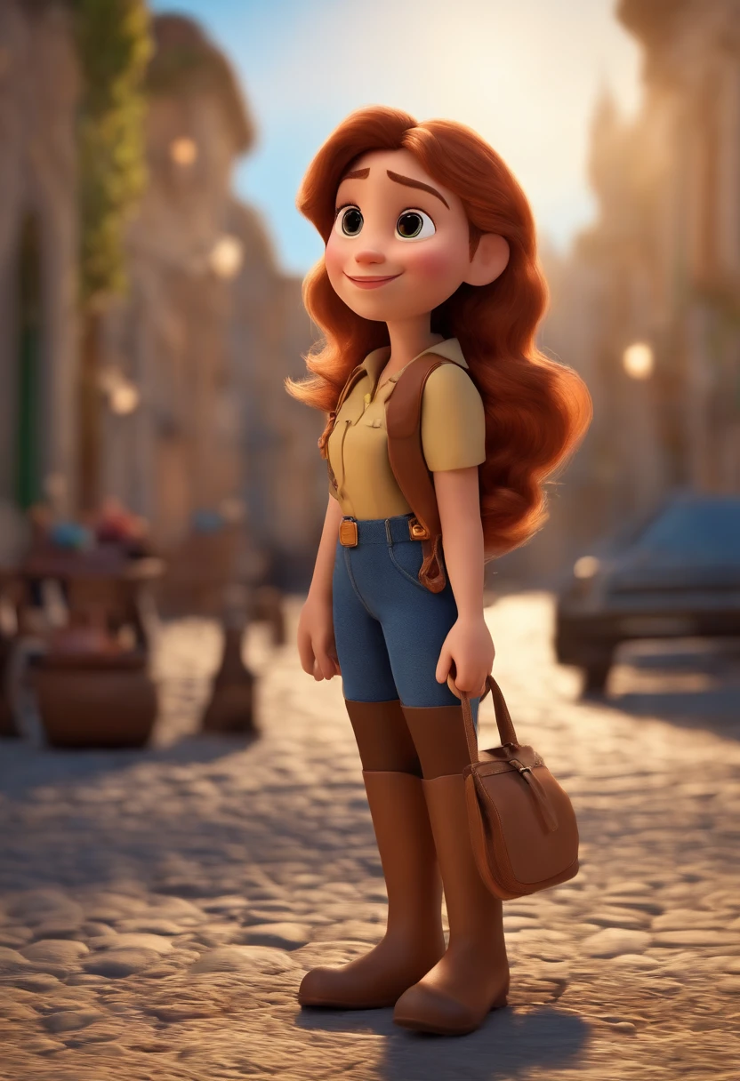 Garoto, estilo disney, tom de pele: claro: Cabelo: marrom escuro, liso, curto, penteado para o lado direito. camisa: social, Cor azul. Fundo: Gray and white gradient,Comemorando, Hands raised, sorrindo, feliz, (estilo pixar) (obra-prima:1.2) (bokeh) (melhor qualidade) (pele detalhada) (textura detalhada) (8k) (claymation) (cinematic lighthing) (foco nítido