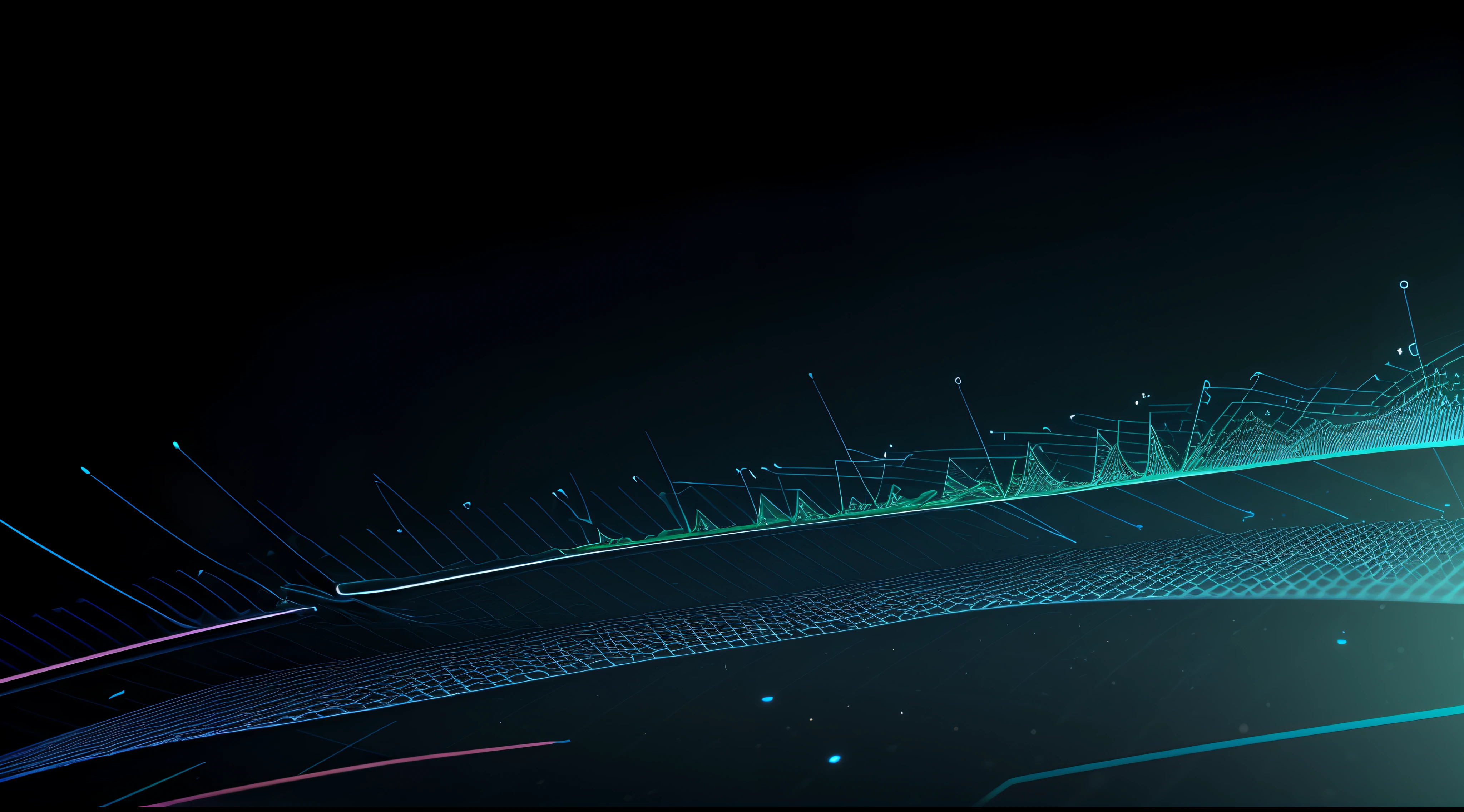 Engaging 3D visualization featuring stunning graphs、glinting