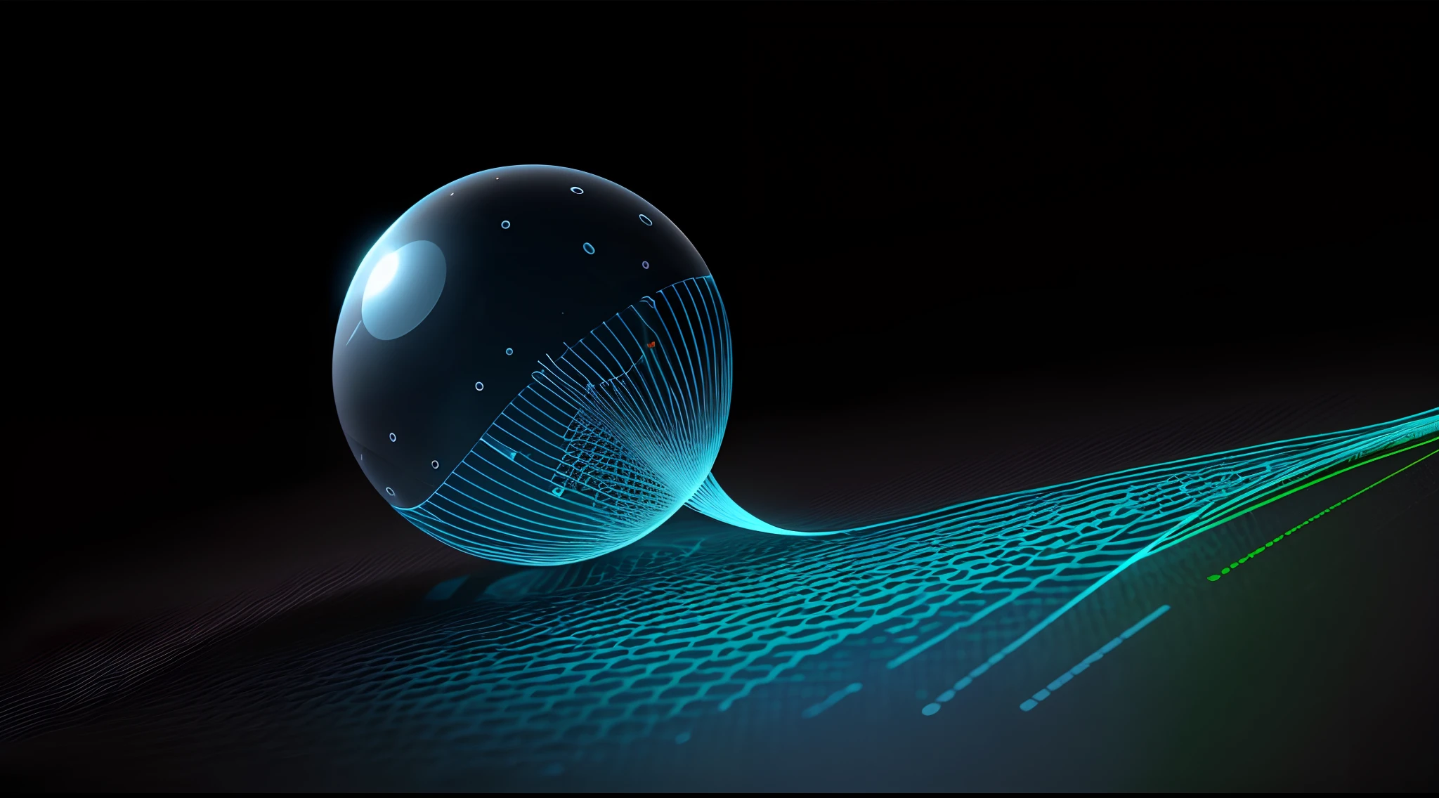 Engaging 3D visualization featuring stunning graphs、glinting