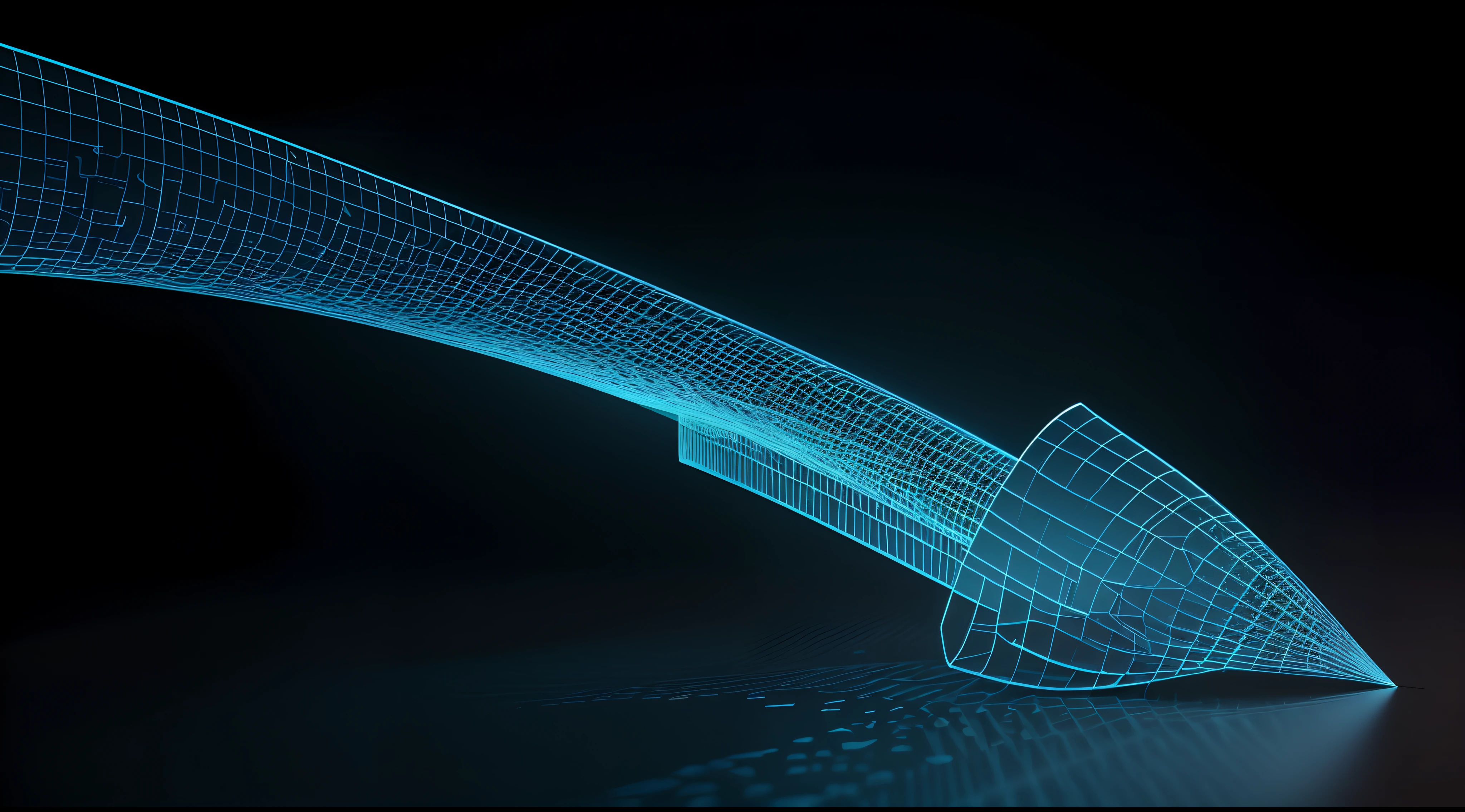Engaging 3D visualization featuring stunning graphs、glinting