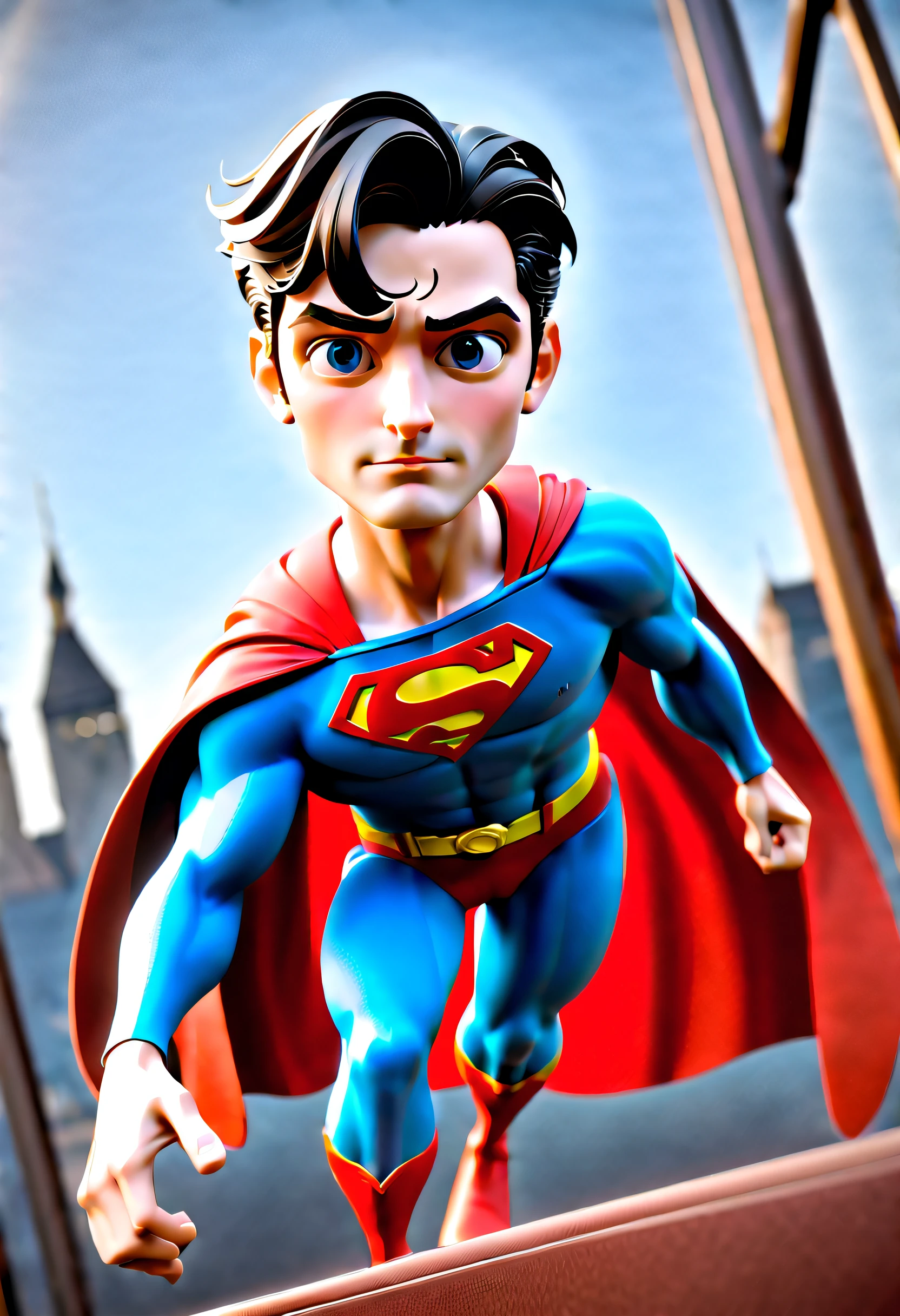 Masterpiece、top-quality、Photorealsitic、A hyper-realistic、Pixar style、superman