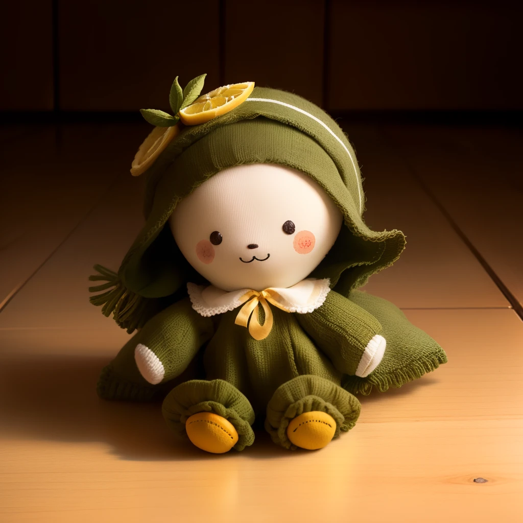 Olive fruit mascot doll