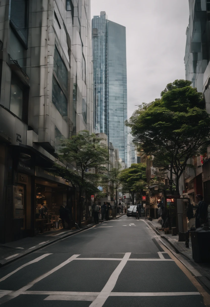 Multi-tenant building in Shinjuku、Downtown、backstreet、City Hunter、during the day