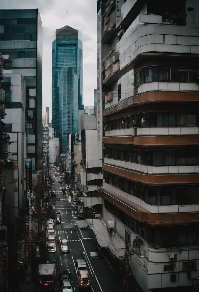 Multi-tenant building in Shinjuku、Downtown、backstreet、City Hunter、during the day
