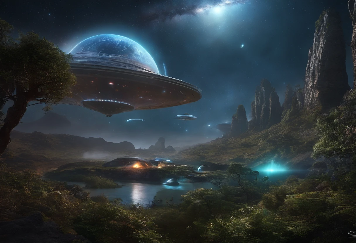 similarly humanbeens,alien ,out-earth civiliaztion,galaxy neighbour,extra-advanced floating traffic in weaponization