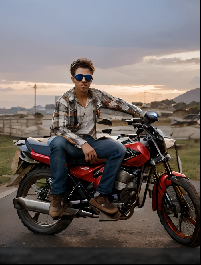Change background change clothes change goggles realistic pic