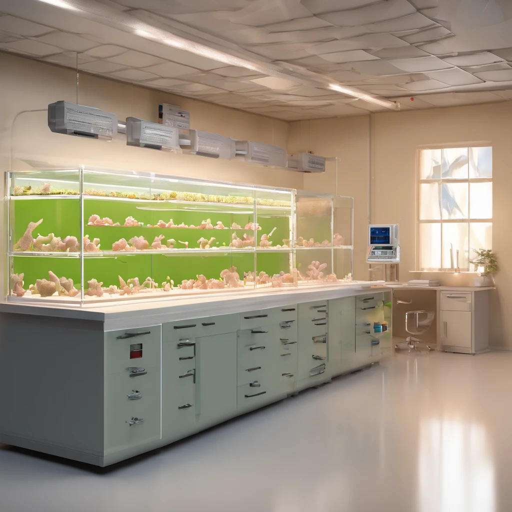A state-of-the-art laboratory for microscopic studies of fungi.